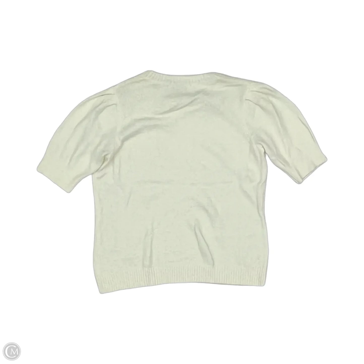 Sweater Short Sleeve By Rachel Zoe In Cream, Size: M