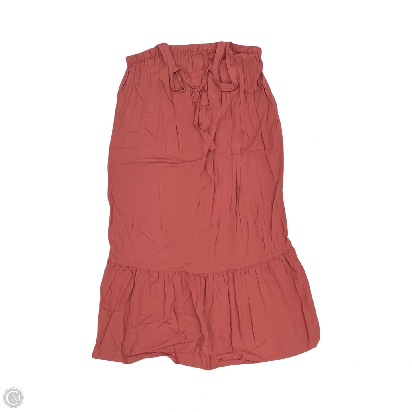 Dress Casual Midi By Old Navy In Orange, Size: Xl