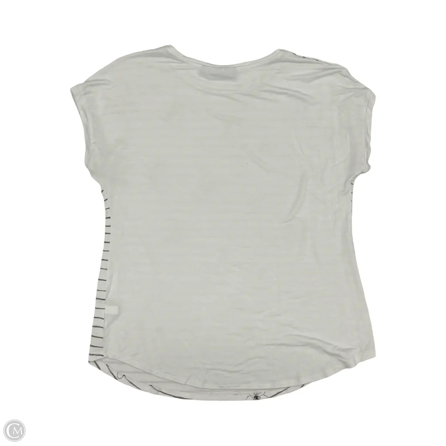 Top Short Sleeve By Apt 9 In Floral Print, Size: M