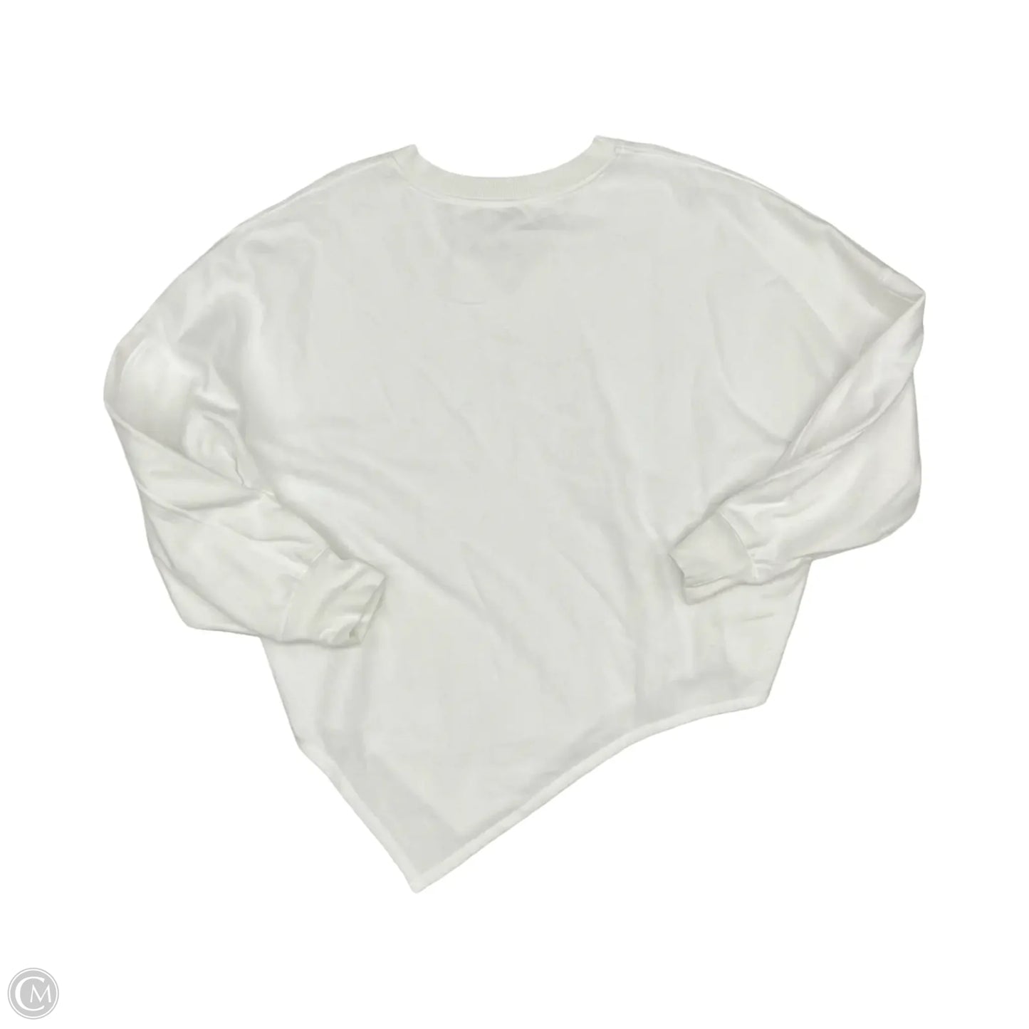 Sweatshirt Crewneck By Fabletics In White, Size: L