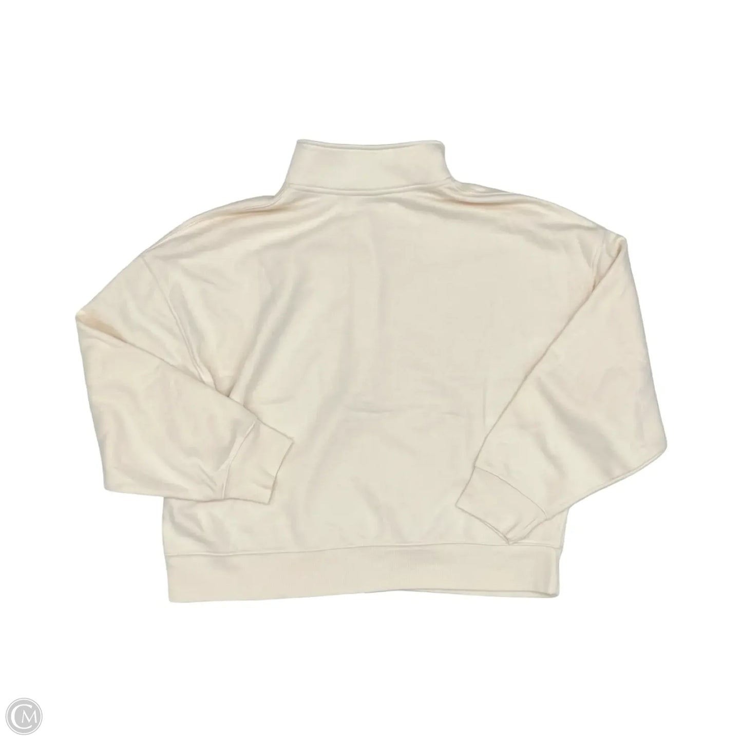 Sweatshirt Crewneck By Time And Tru In Cream, Size: M