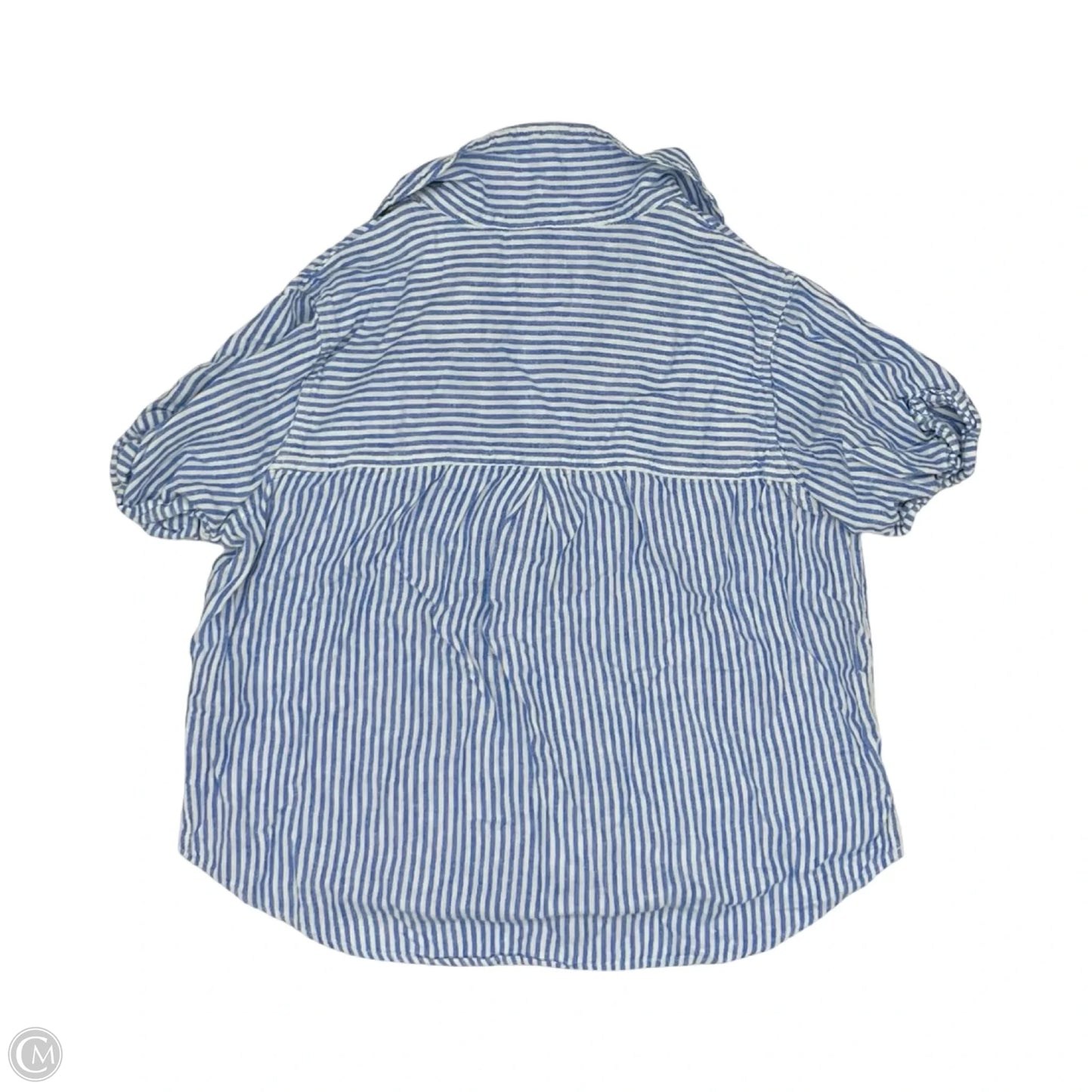 Top Short Sleeve By Universal Thread In Striped Pattern, Size: S