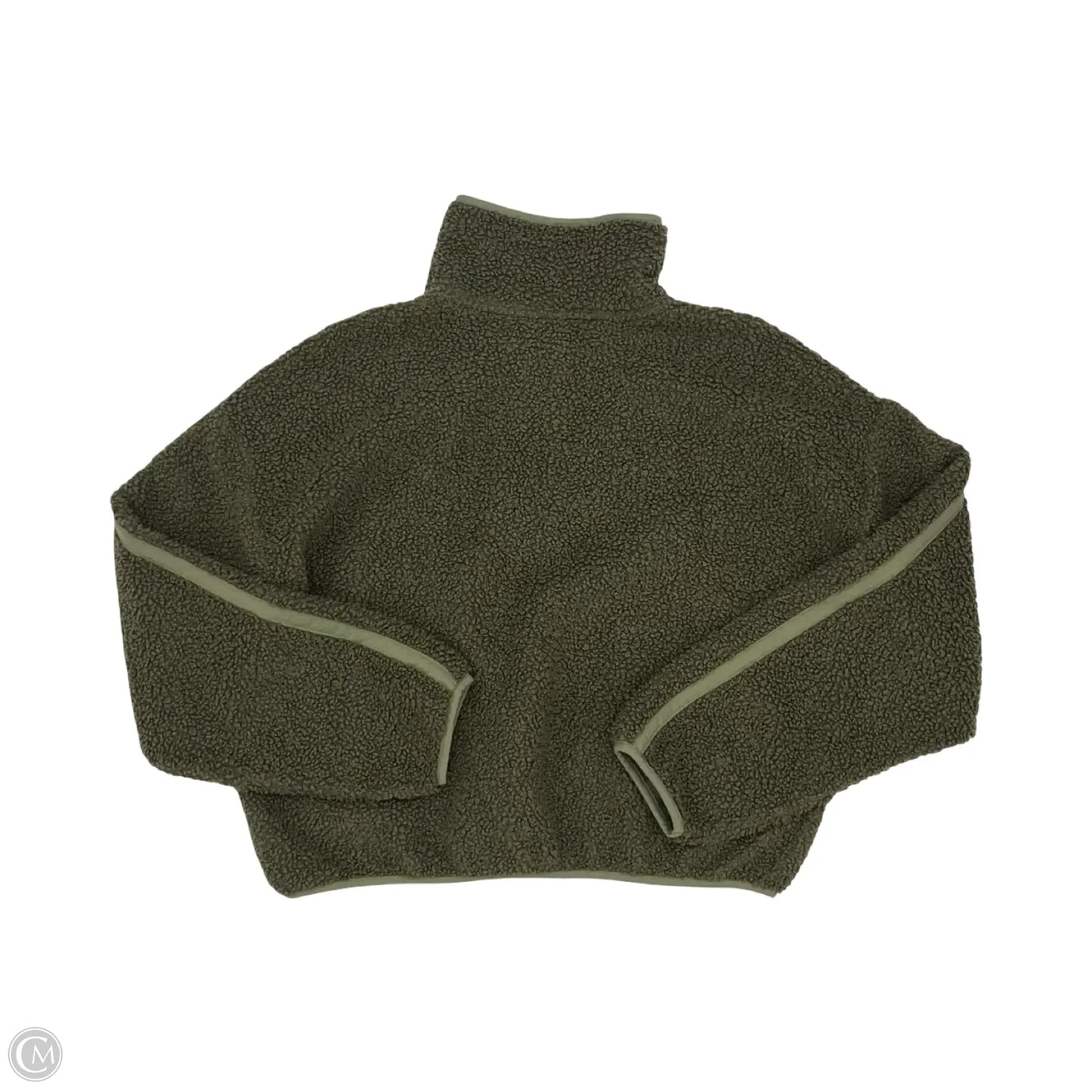 Sweatshirt Collar By Old Navy In Green, Size: S