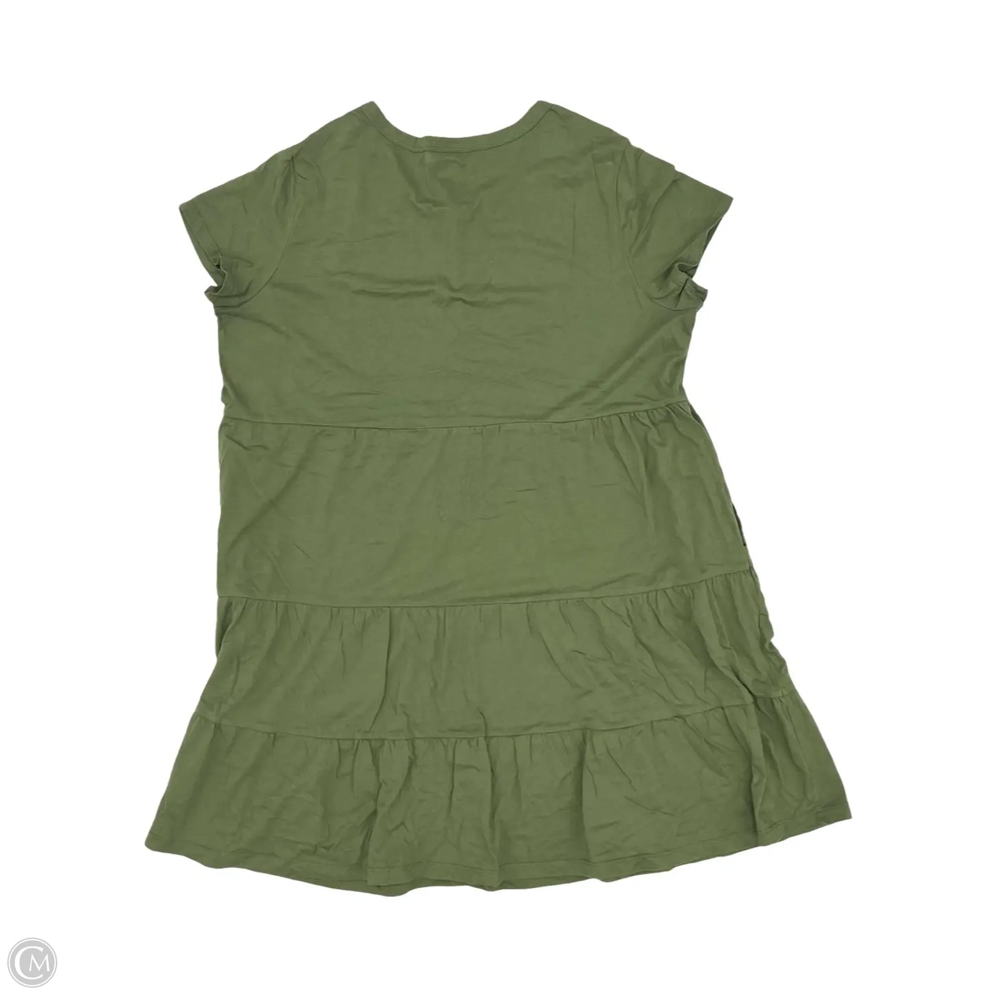 Dress Casual Short By Time And Tru In Green, Size: Xl