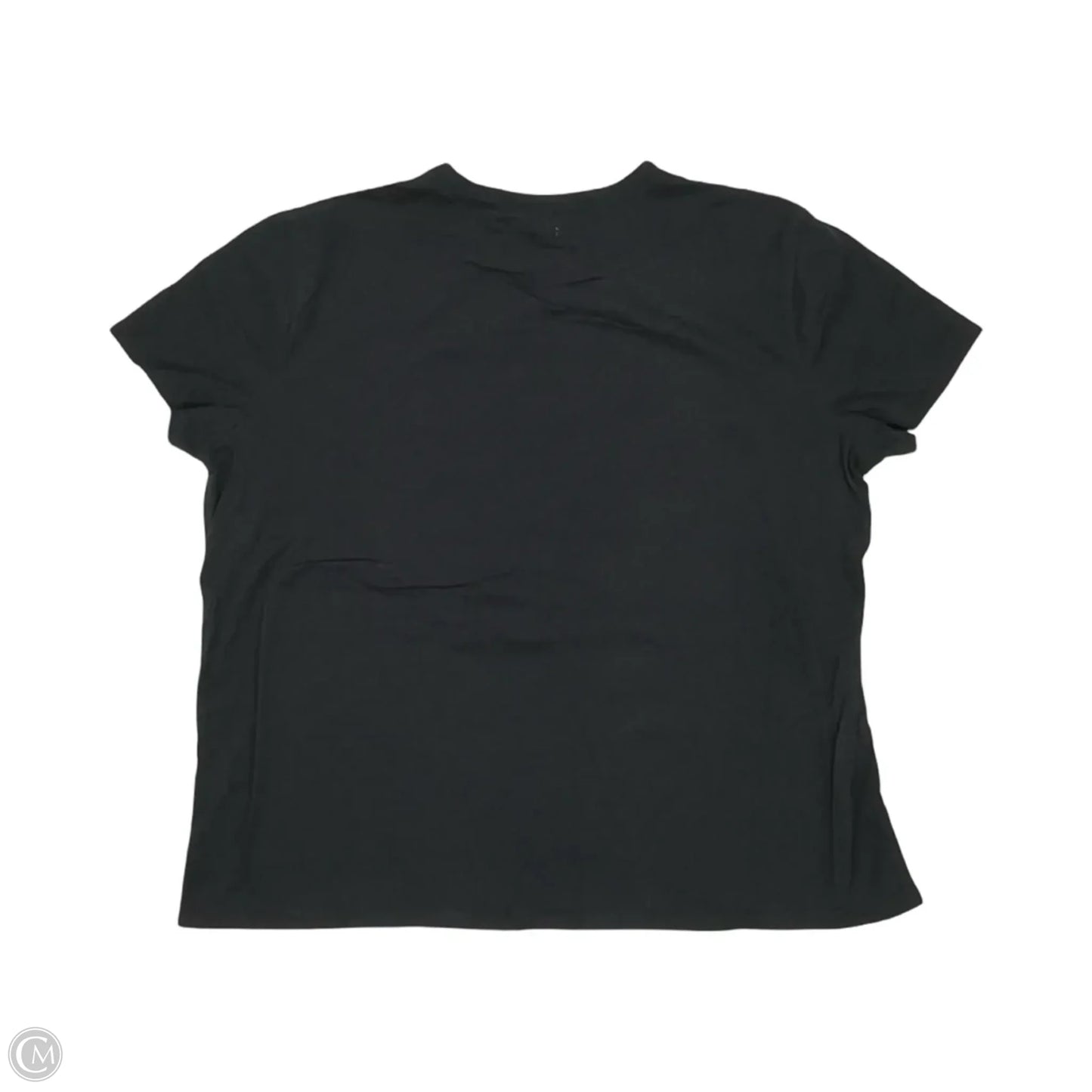 Top Short Sleeve By Maurices In Black, Size: 1x