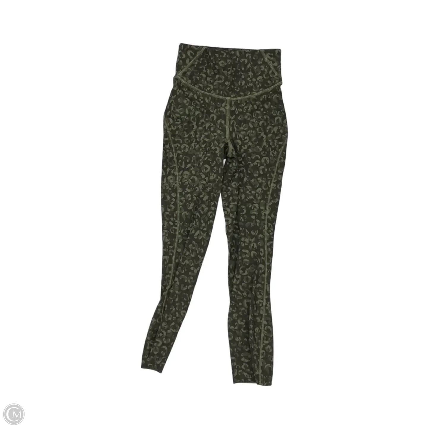 Athletic Leggings Capris By Lululemon In Green, Size: Xs