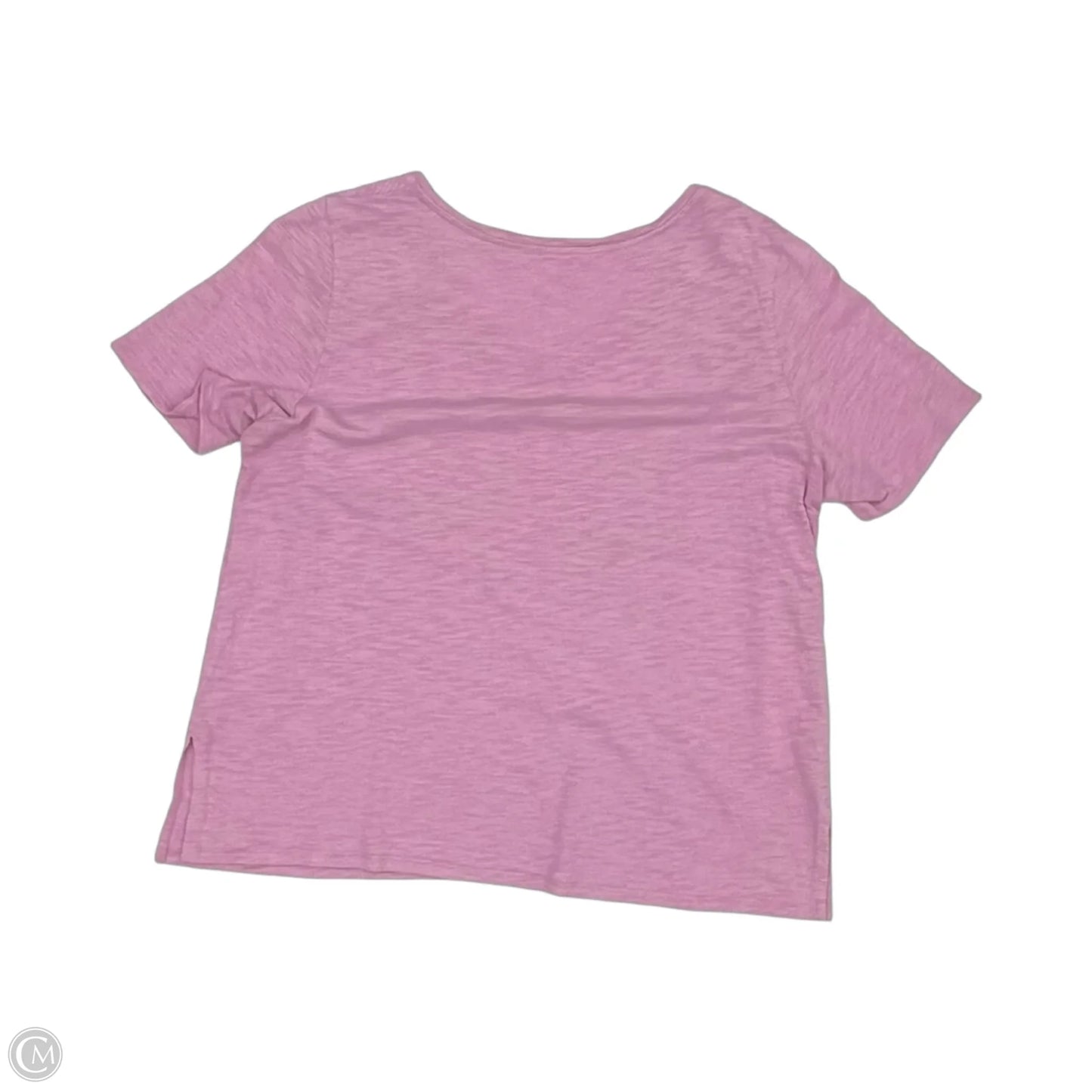 Top Short Sleeve By Chicos In Pink, Size: Mp
