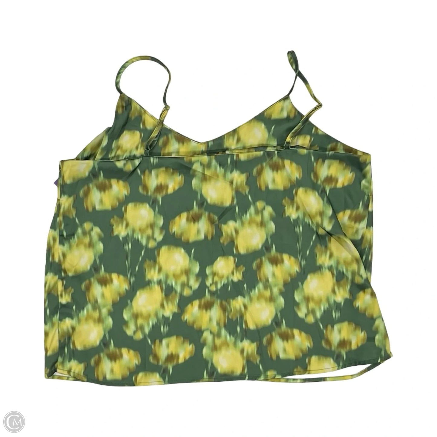 Blouse Sleeveless By Scoop In Green, Size: Xl
