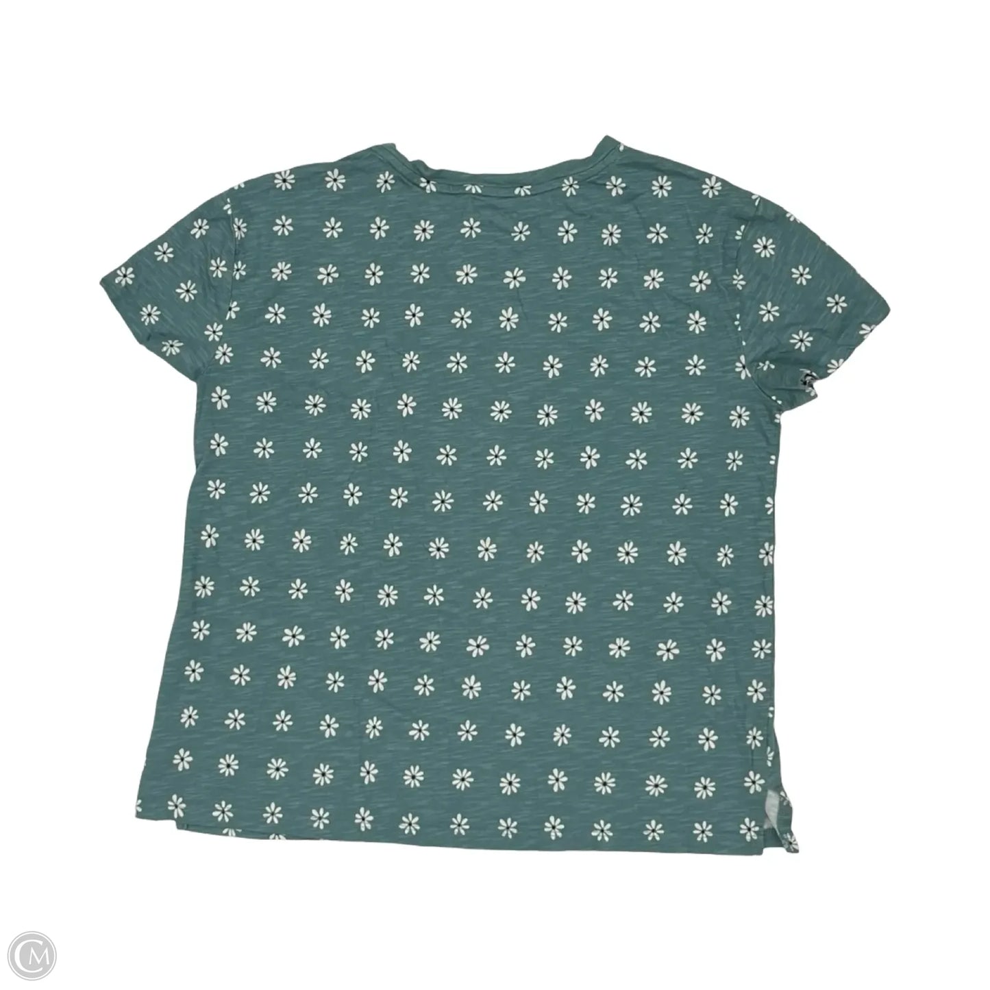 Top Short Sleeve By Maurices In Floral Print, Size: M