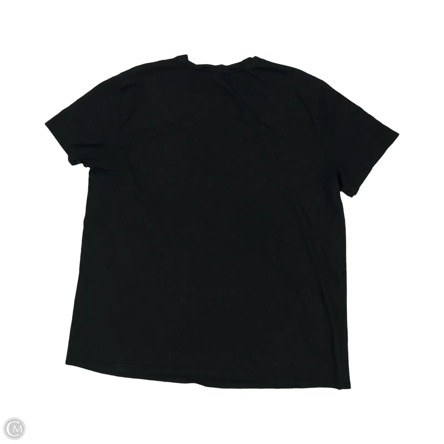 Top Short Sleeve By Maurices In Black, Size: L
