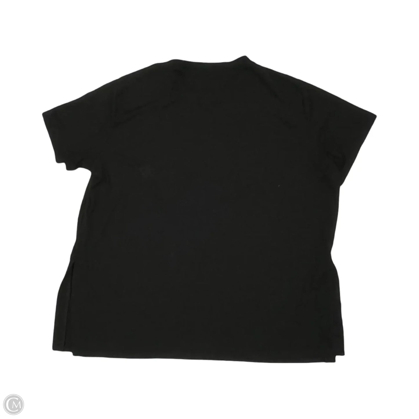 Top Short Sleeve By Cmf In Black, Size: Xl