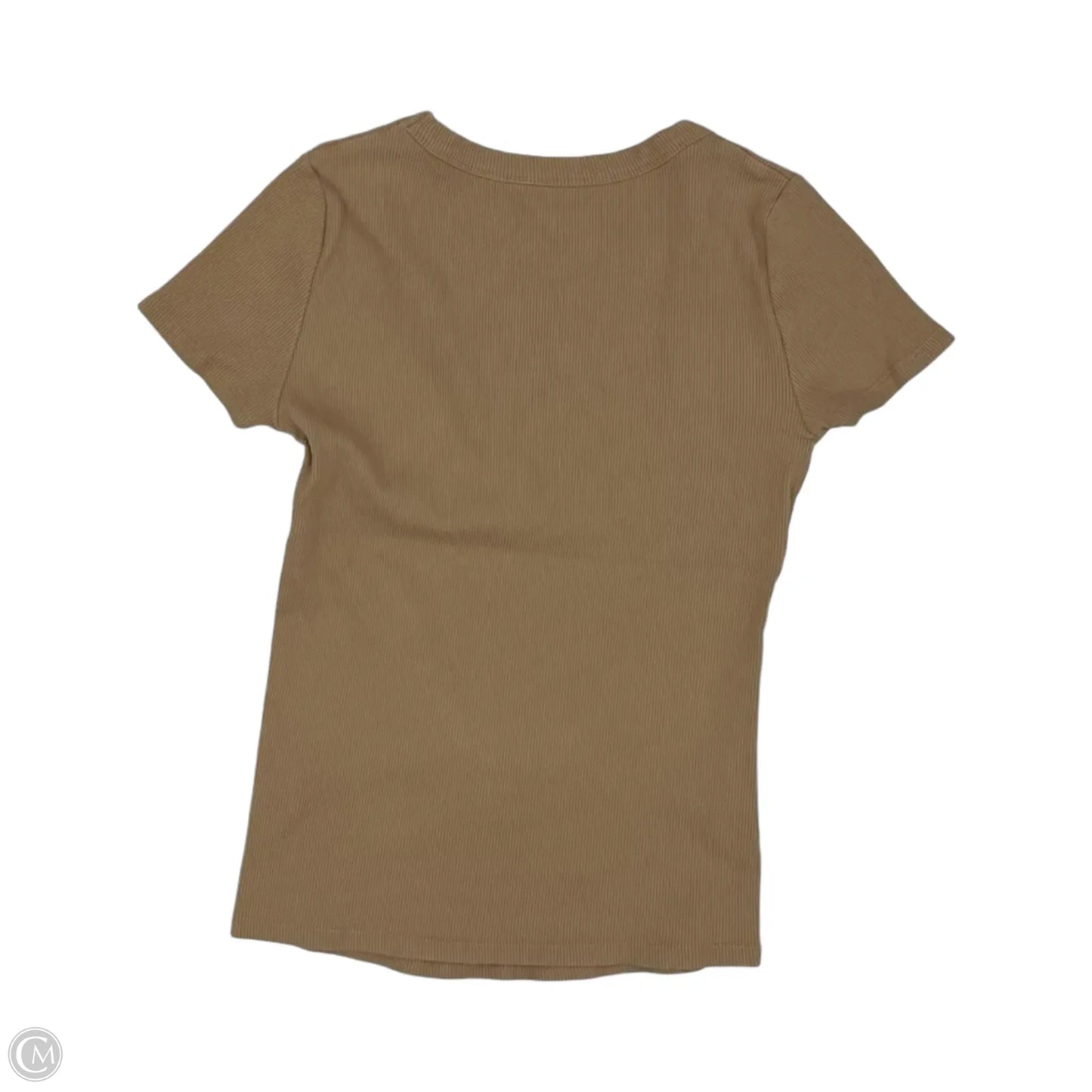Top Short Sleeve By Maurices In Brown, Size: S