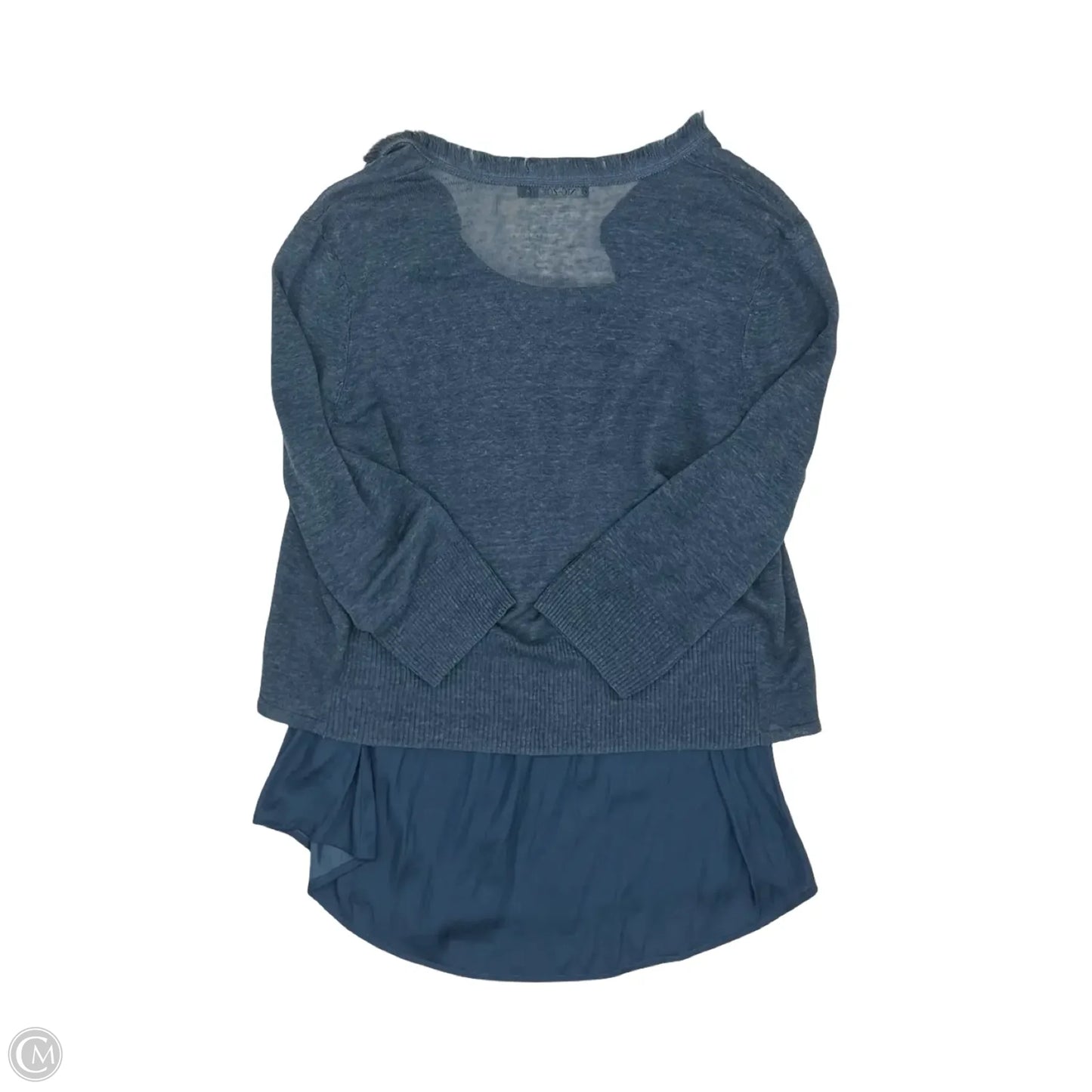 Blouse Sleeveless By Nic + Zoe In Blue, Size: M