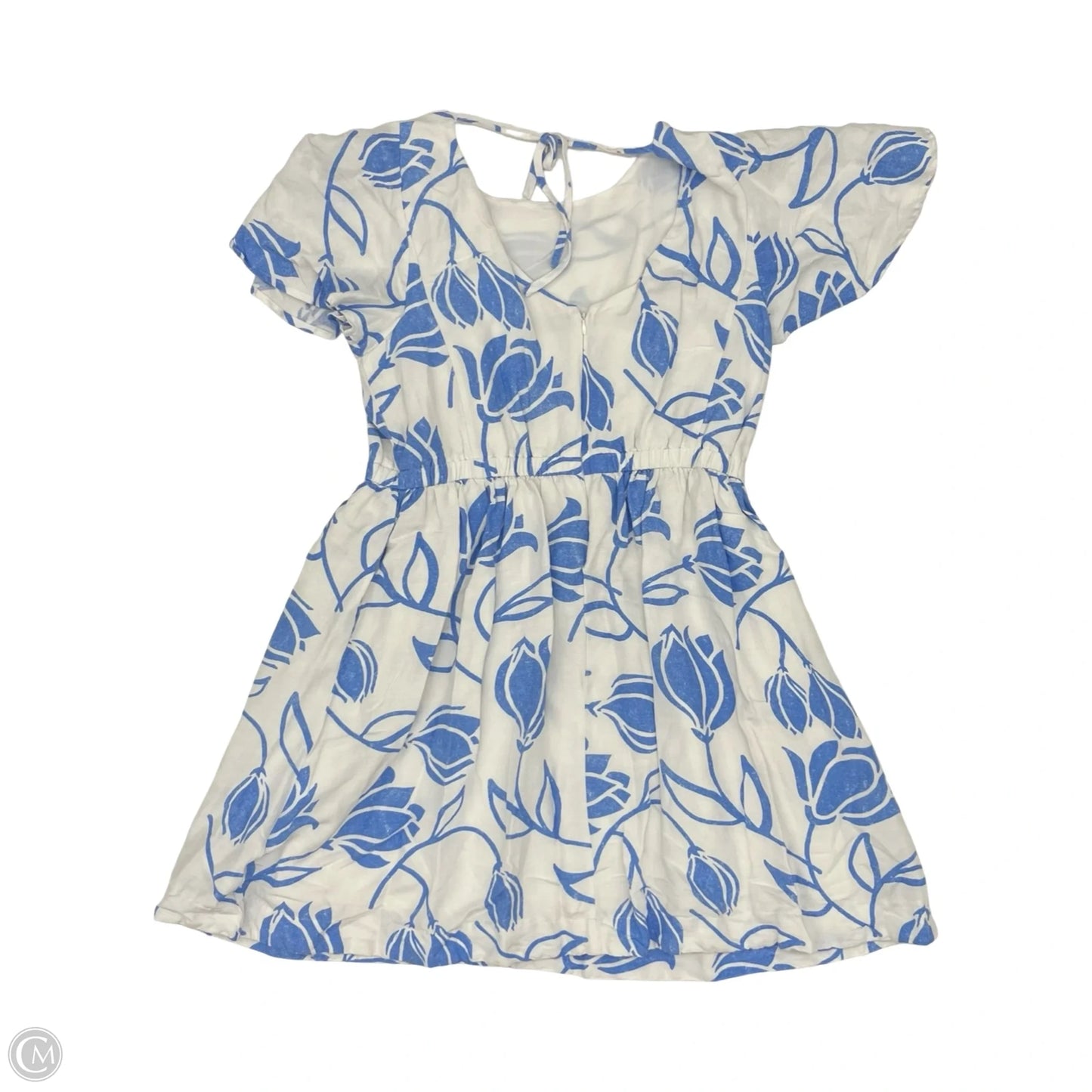 Dress Party Midi By Lane Bryant In Blue & White, Size: 16