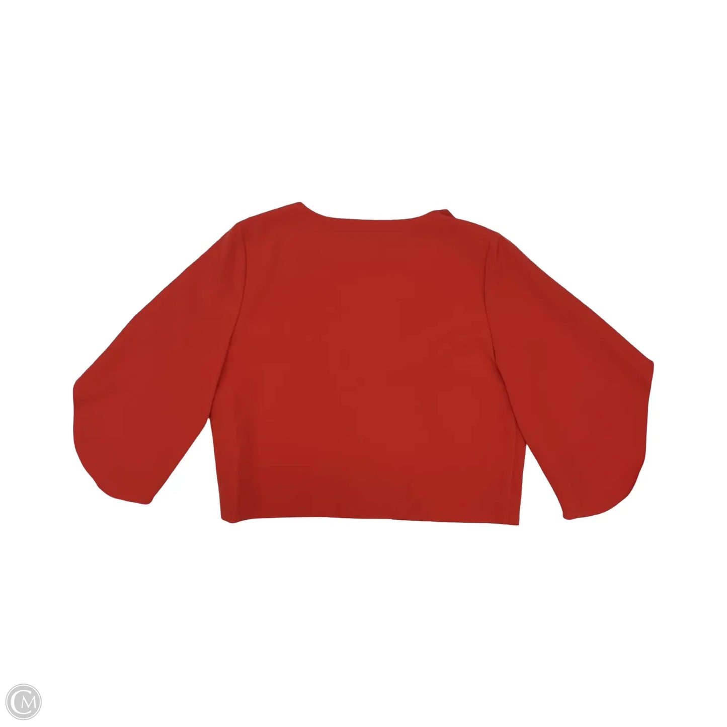 Blouse Short Sleeve By Mare Mare In Red, Size: L