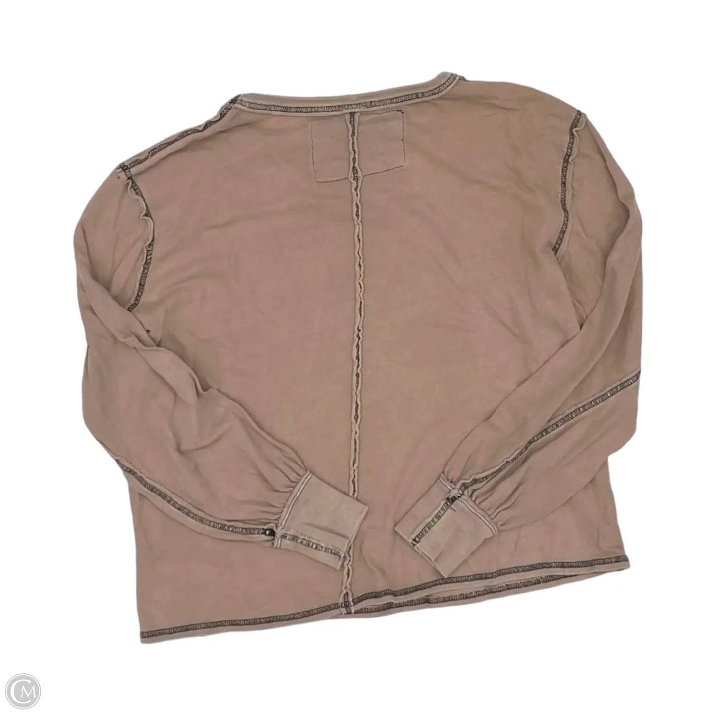 Top Long Sleeve By We The Free In Brown, Size: Xs