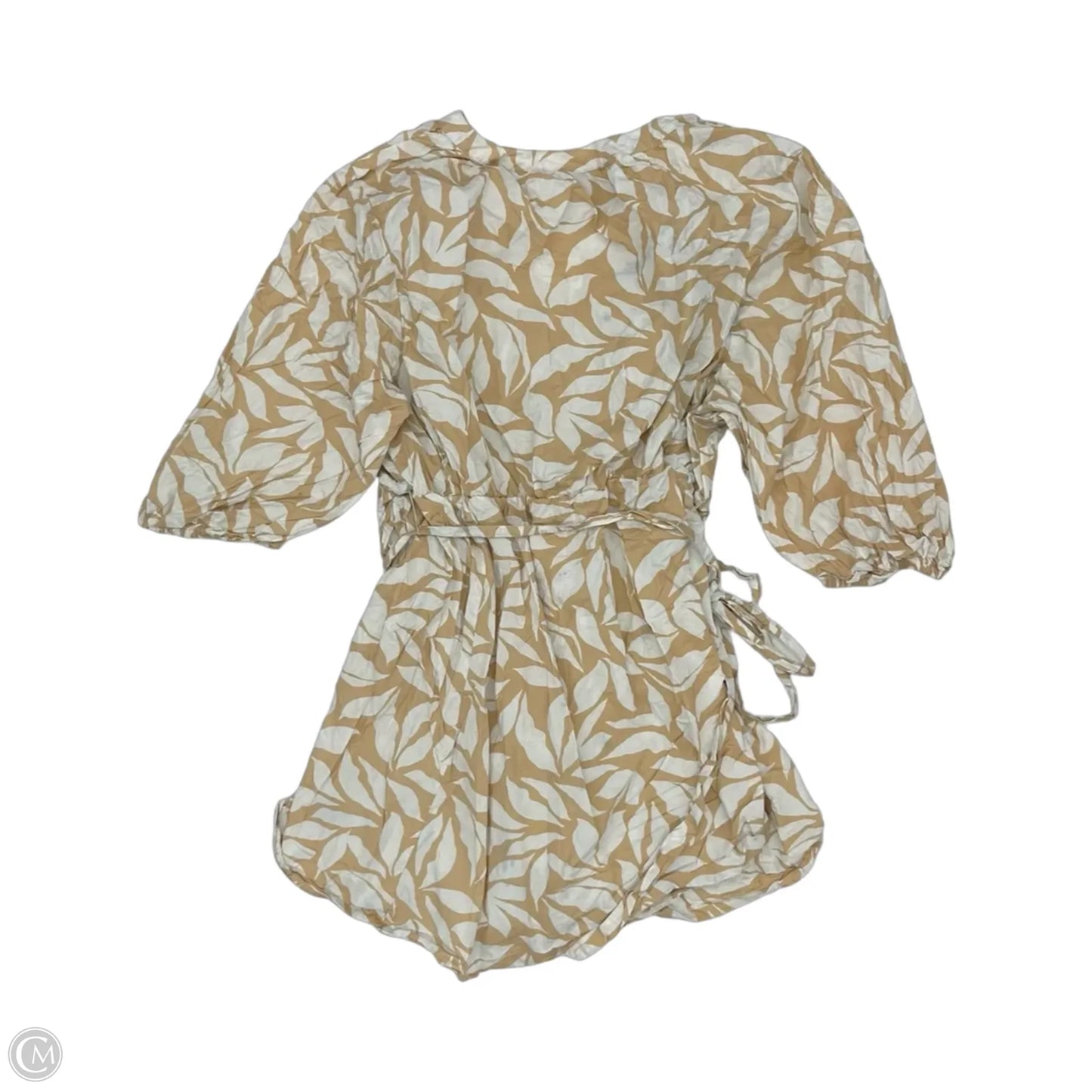 Dress Casual Short By Torrid In Cream & Tan, Size: 4x