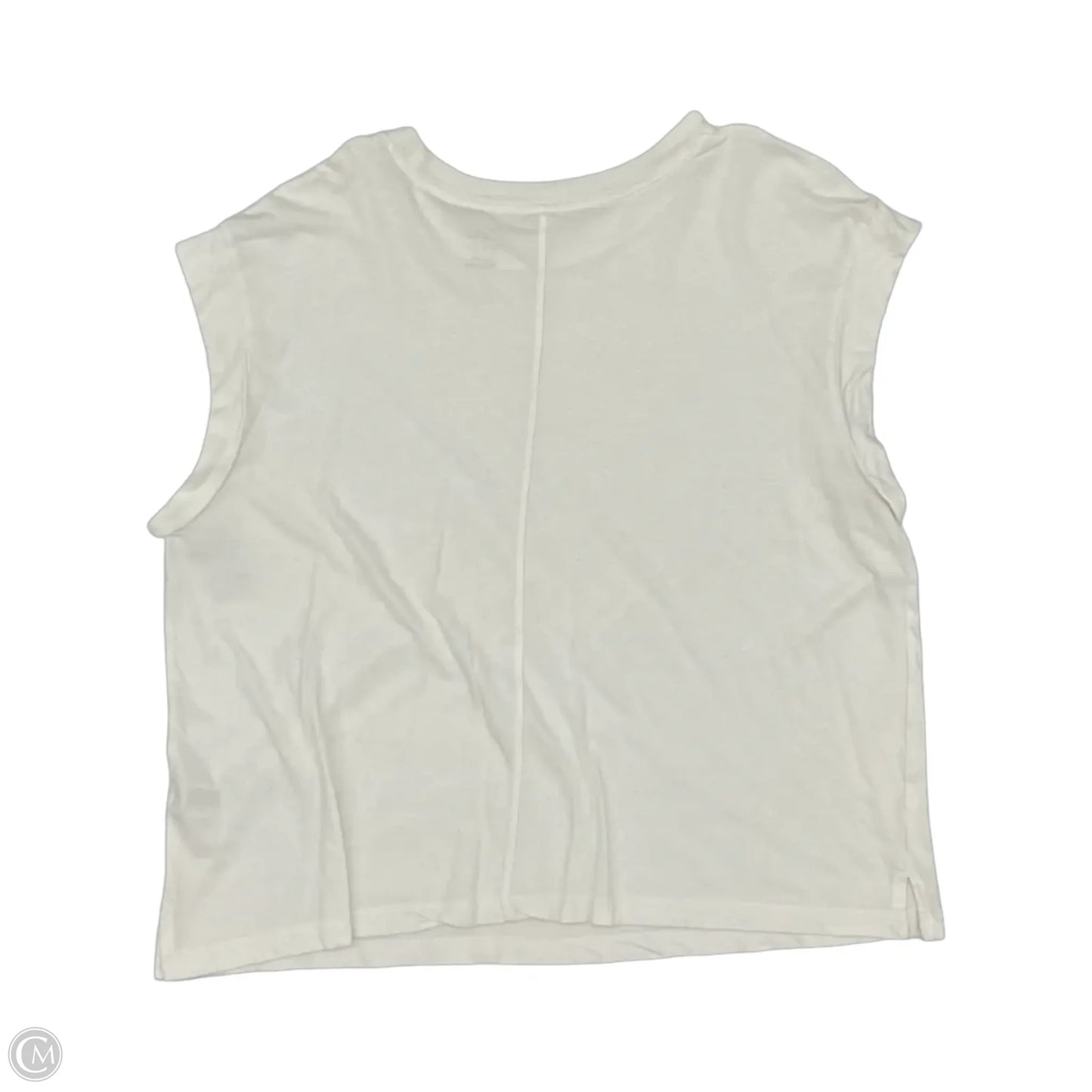 Top Short Sleeve By A New Day In Cream, Size: Xxl