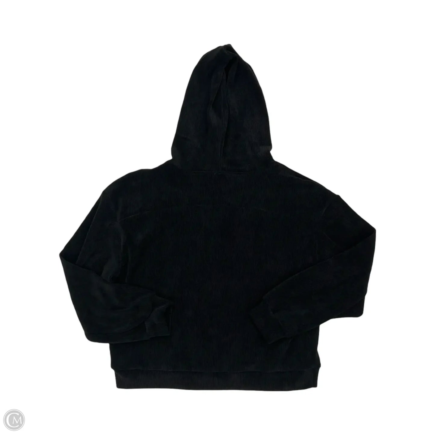 Sweatshirt Hoodie By Yelete In Black, Size: L