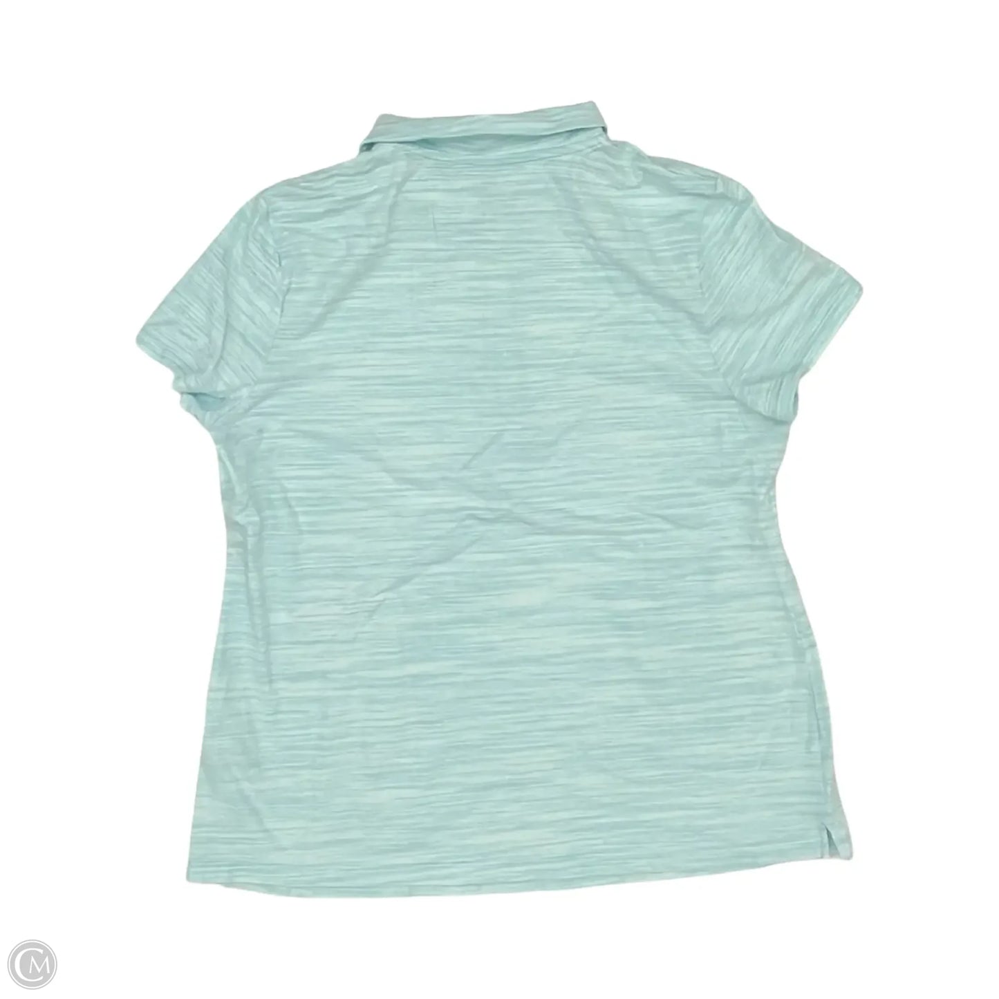 Top Short Sleeve By Croft And Barrow In Blue, Size: L