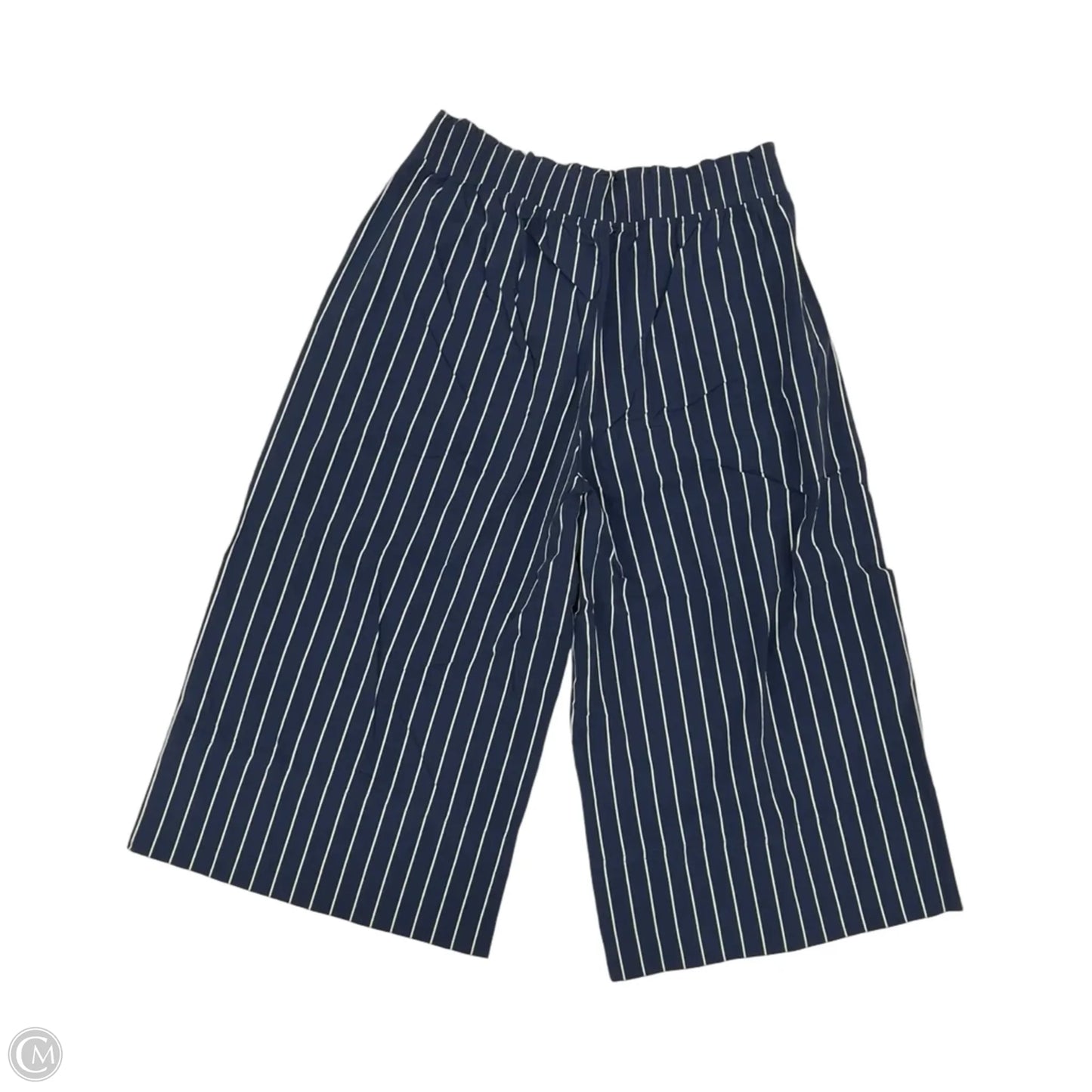 Athletic Pants By Lululemon In Blue & Cream, Size: L