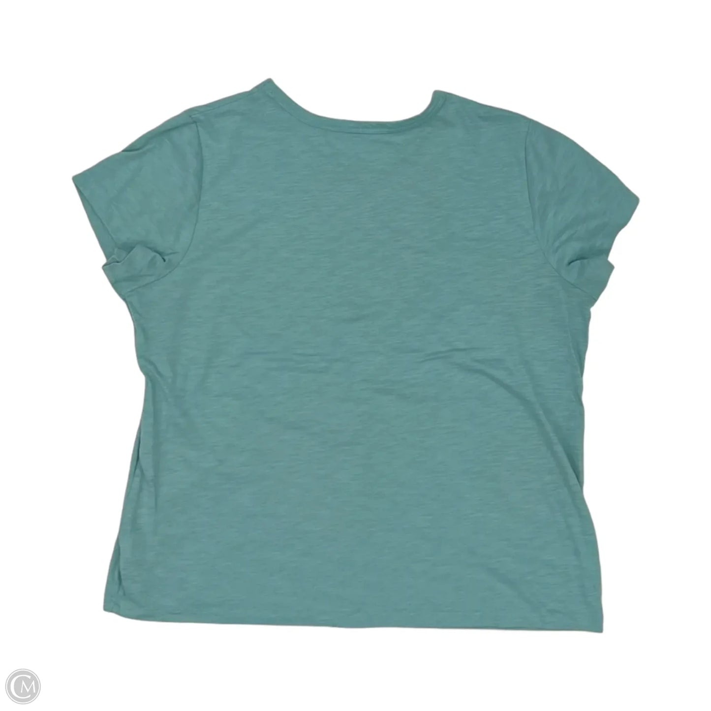 Top Short Sleeve By Time And Tru In Green, Size: Xl
