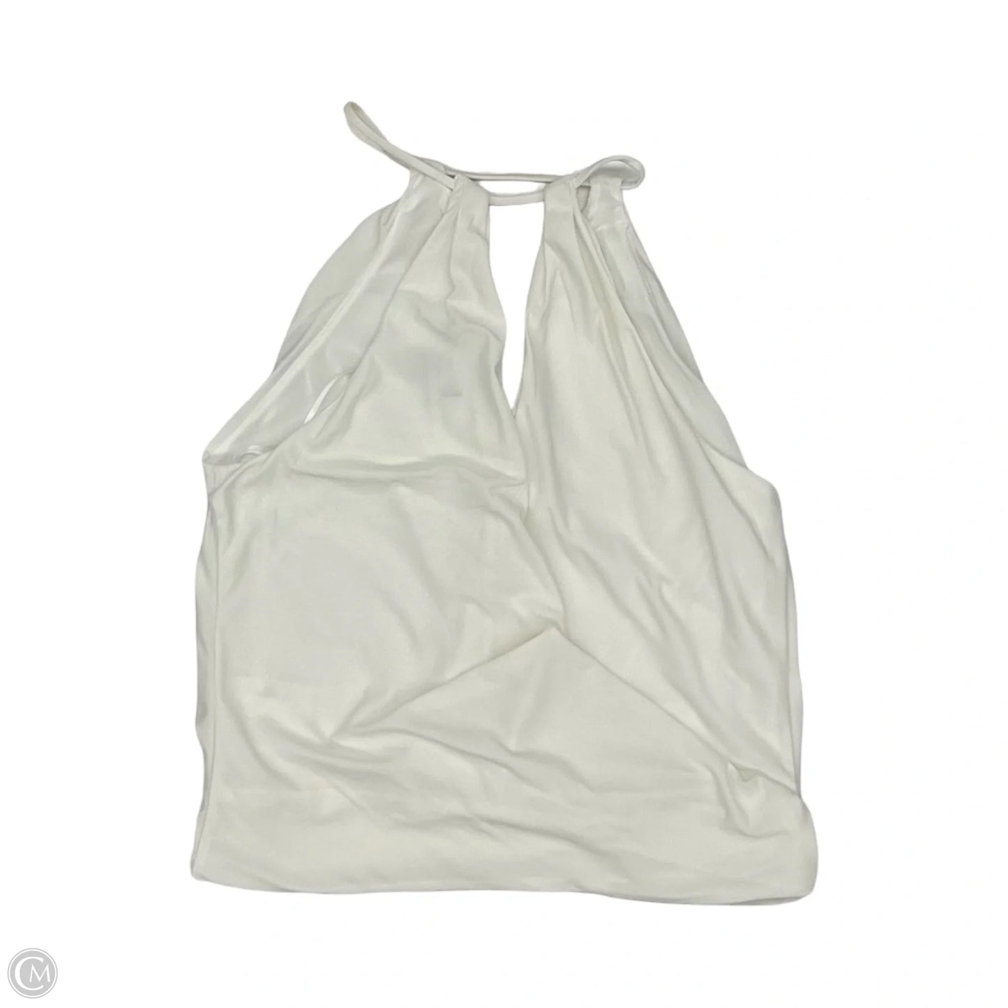 Blouse Sleeveless By Express In Cream, Size: Xs