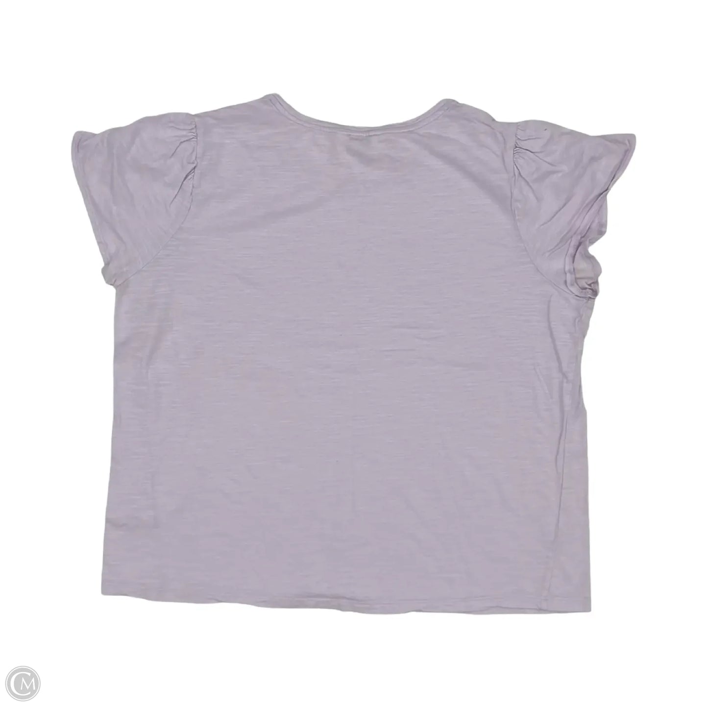 Top Short Sleeve By Nine West In Purple, Size: Xl