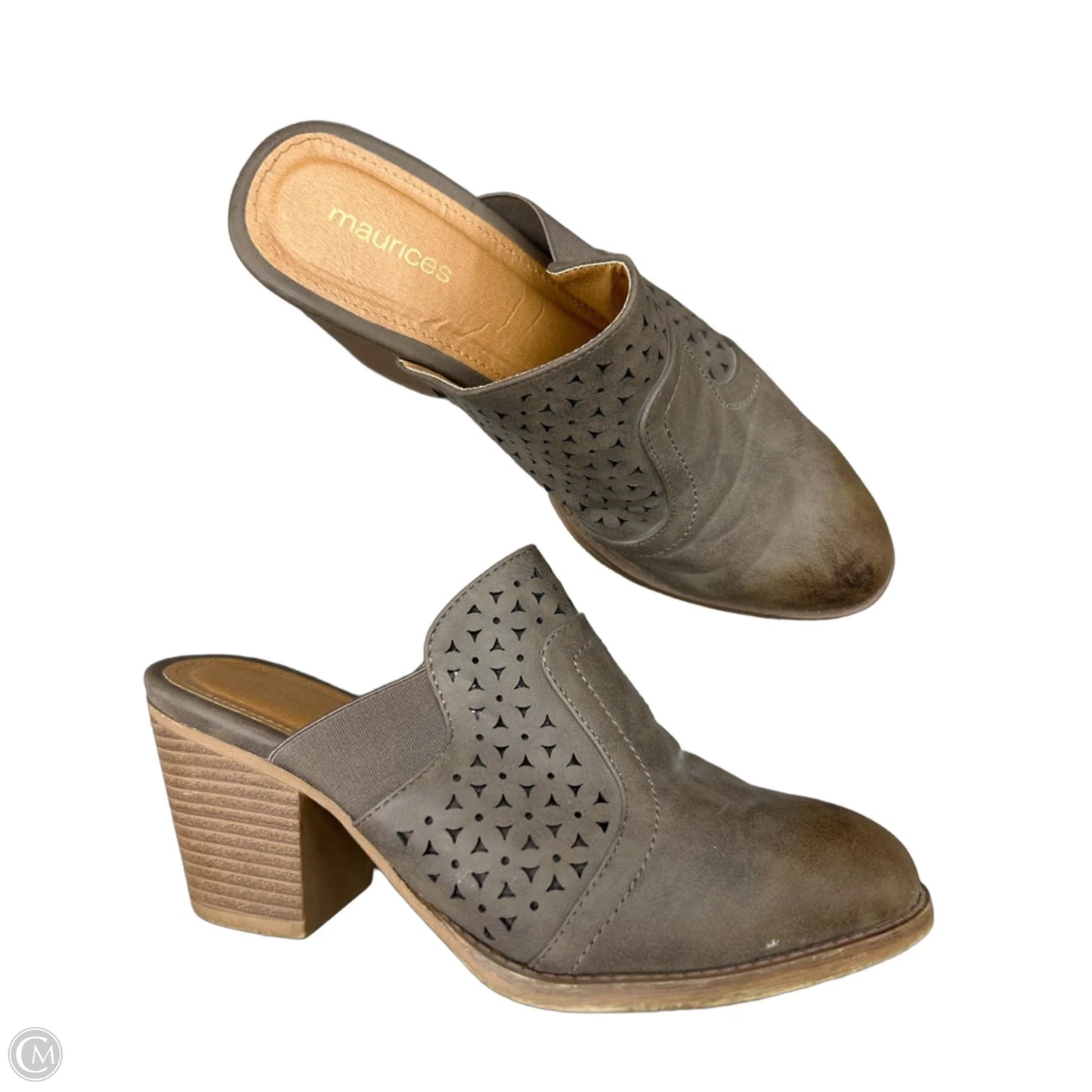 Shoes Heels Block By Maurices In Brown, Size: 6.5