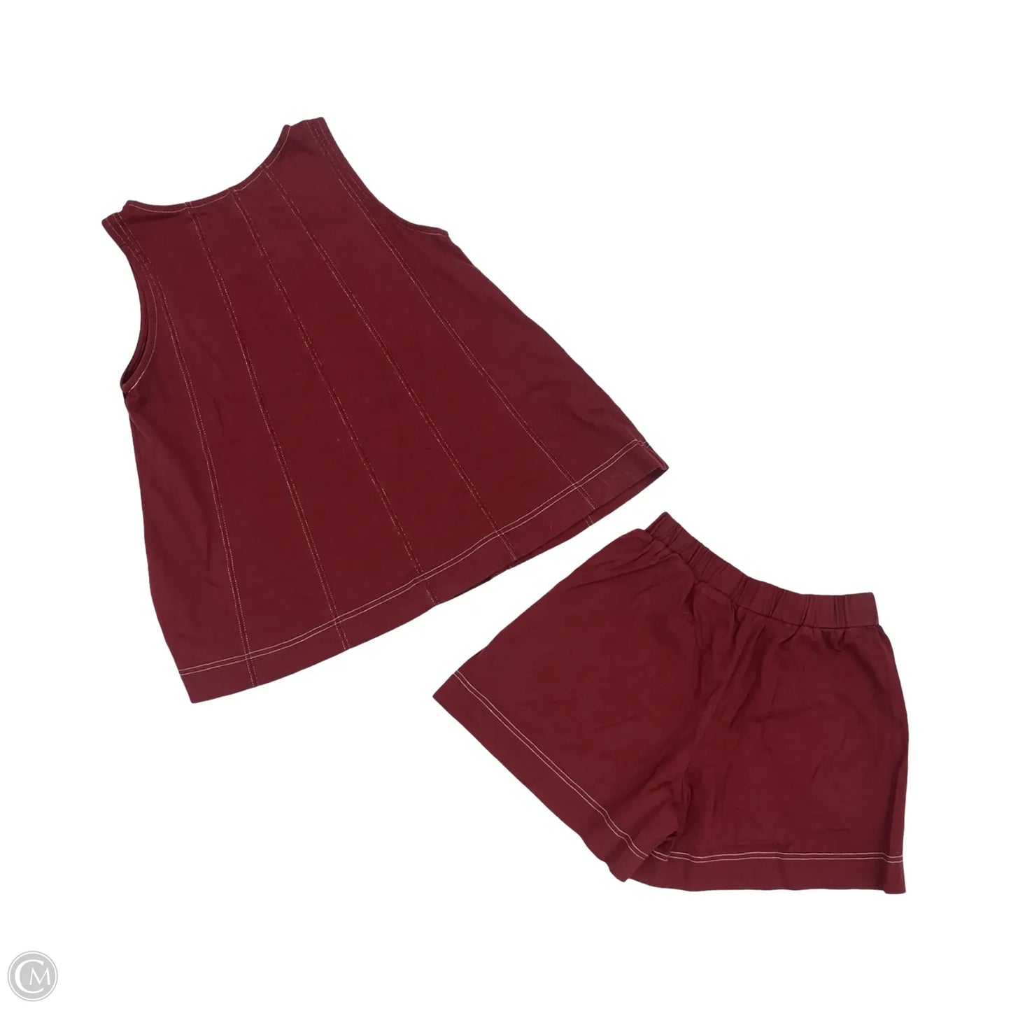 Shorts Set By Cmf In Red, Size: S