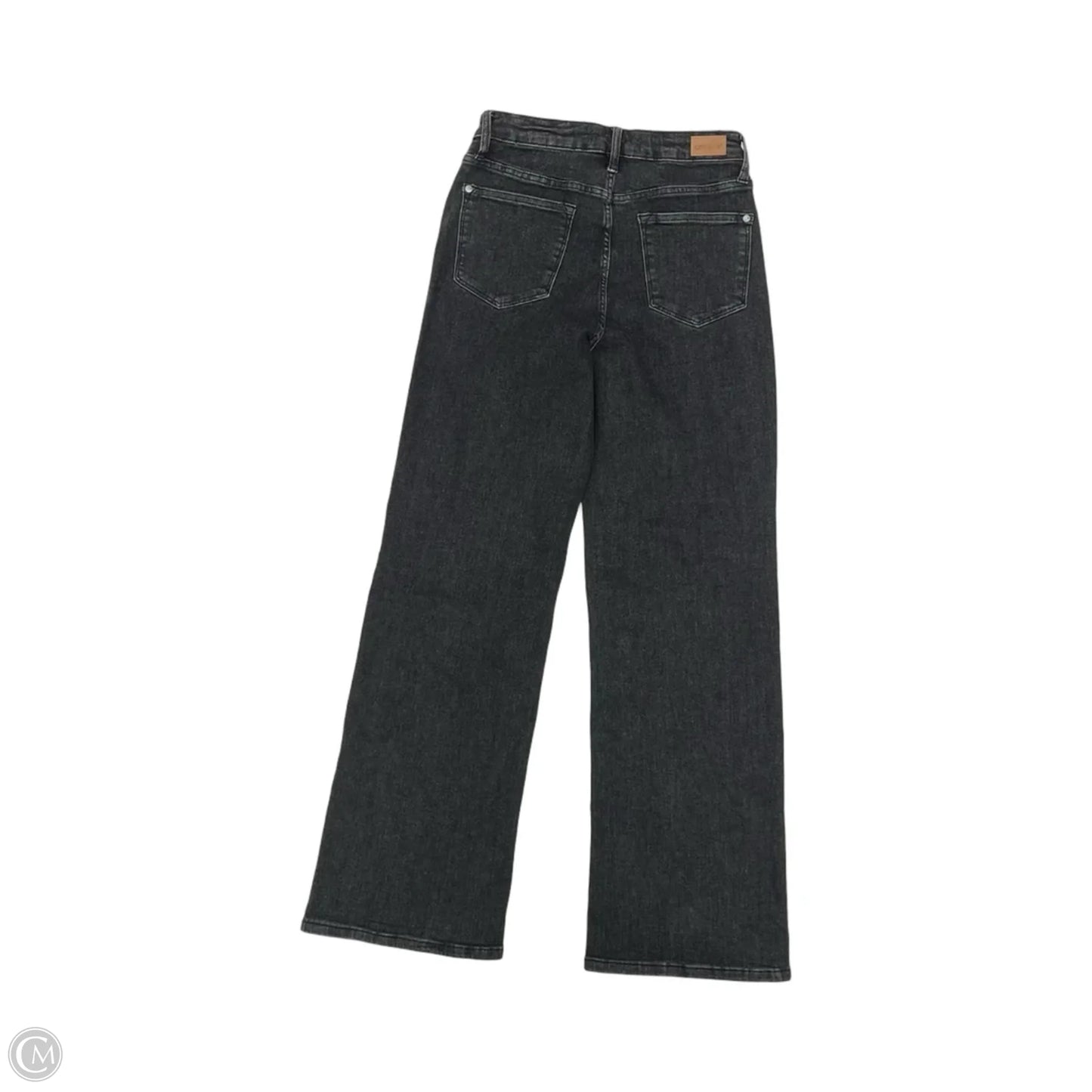 Jeans Wide Leg By Judy Blue In Black Denim, Size: 6