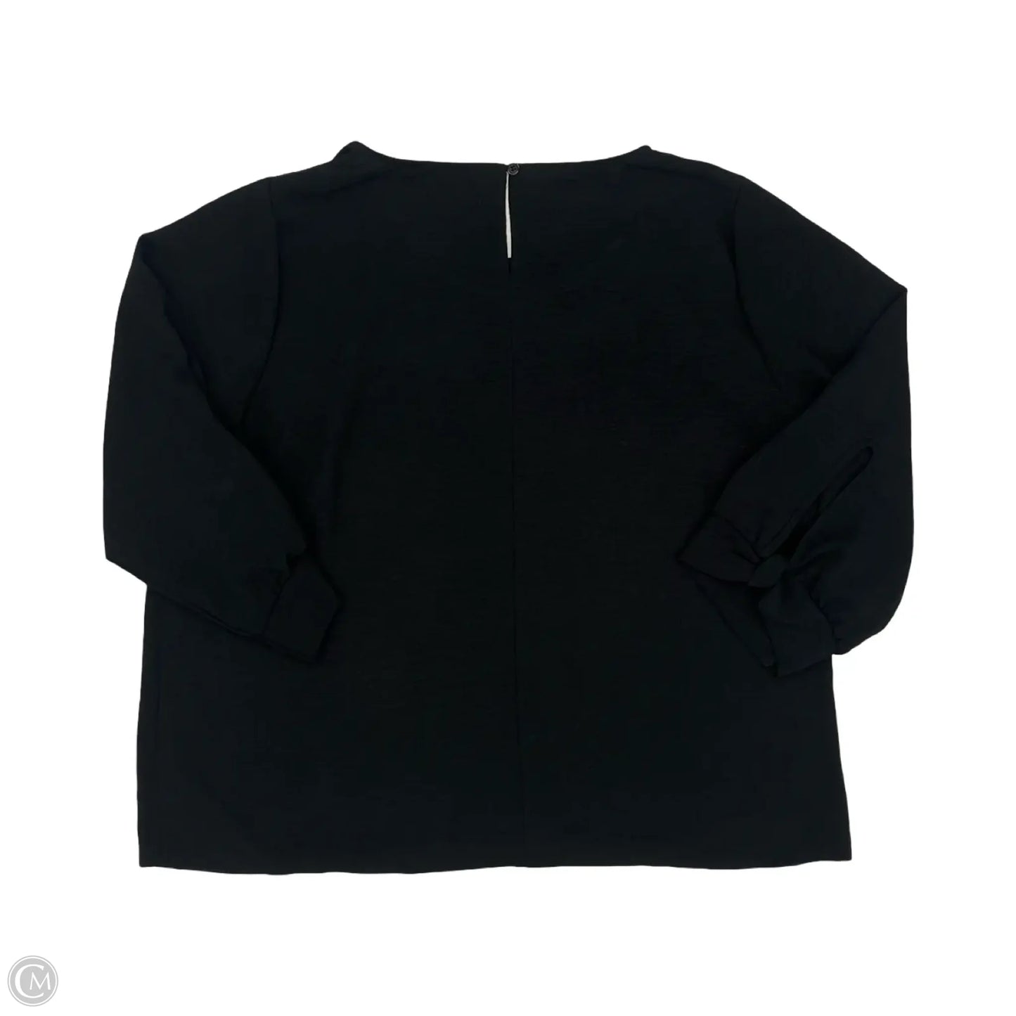 Blouse Long Sleeve By Boohoo Boutique In Black, Size: L