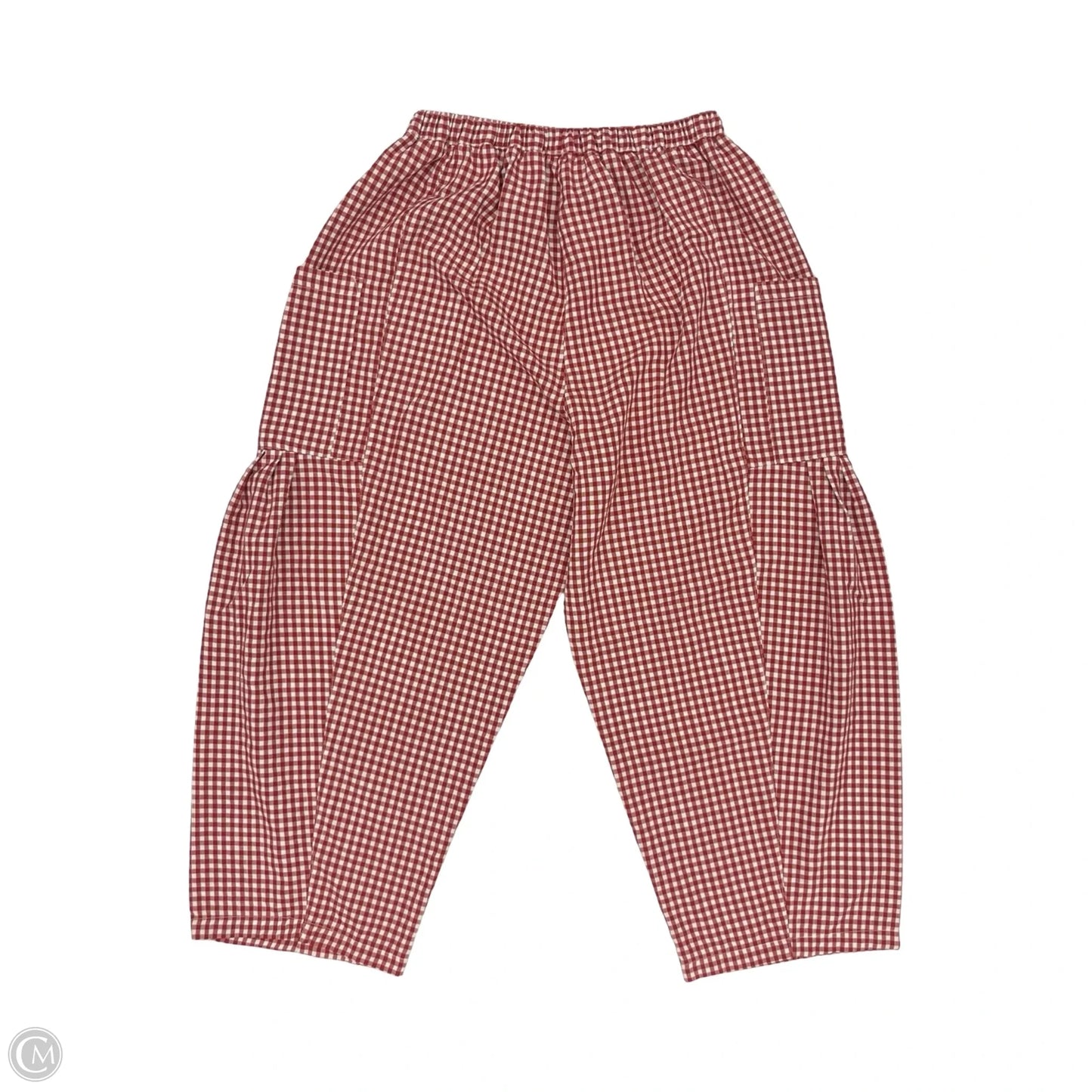 Pants Wide Leg By Cmf In Red & White, Size: M