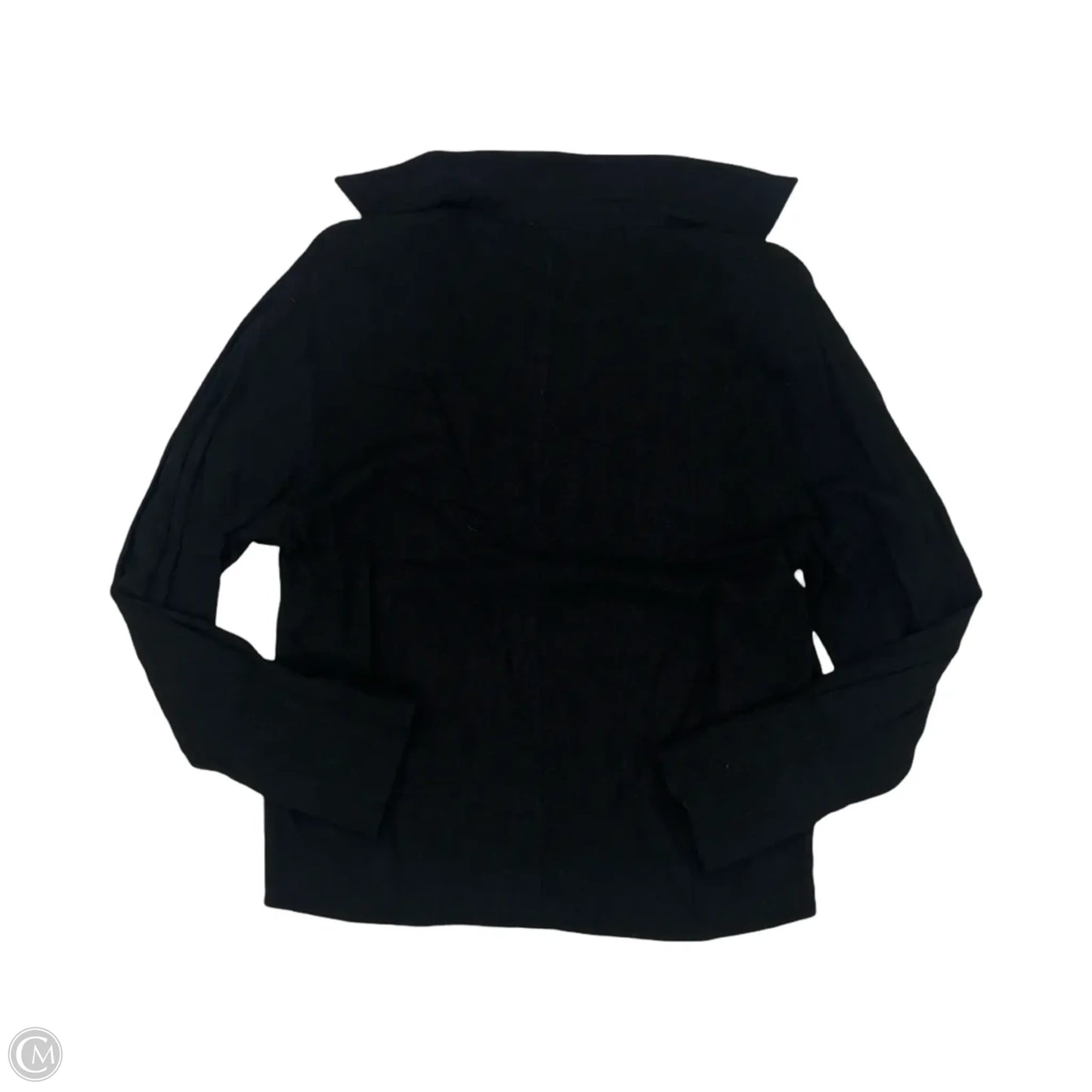 Blouse Long Sleeve By Topshop In Black, Size: M