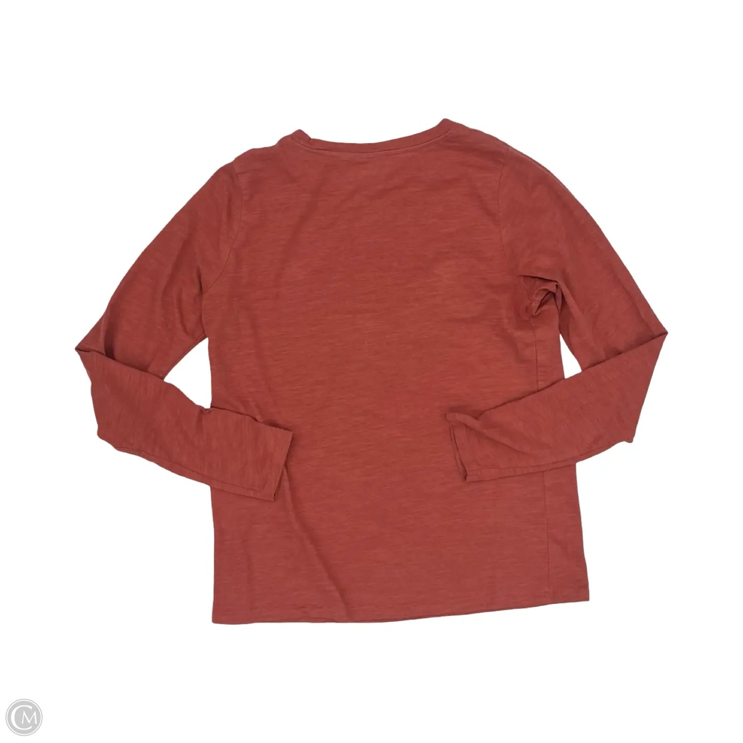 Top Long Sleeve By Sonoma In Orange, Size: S