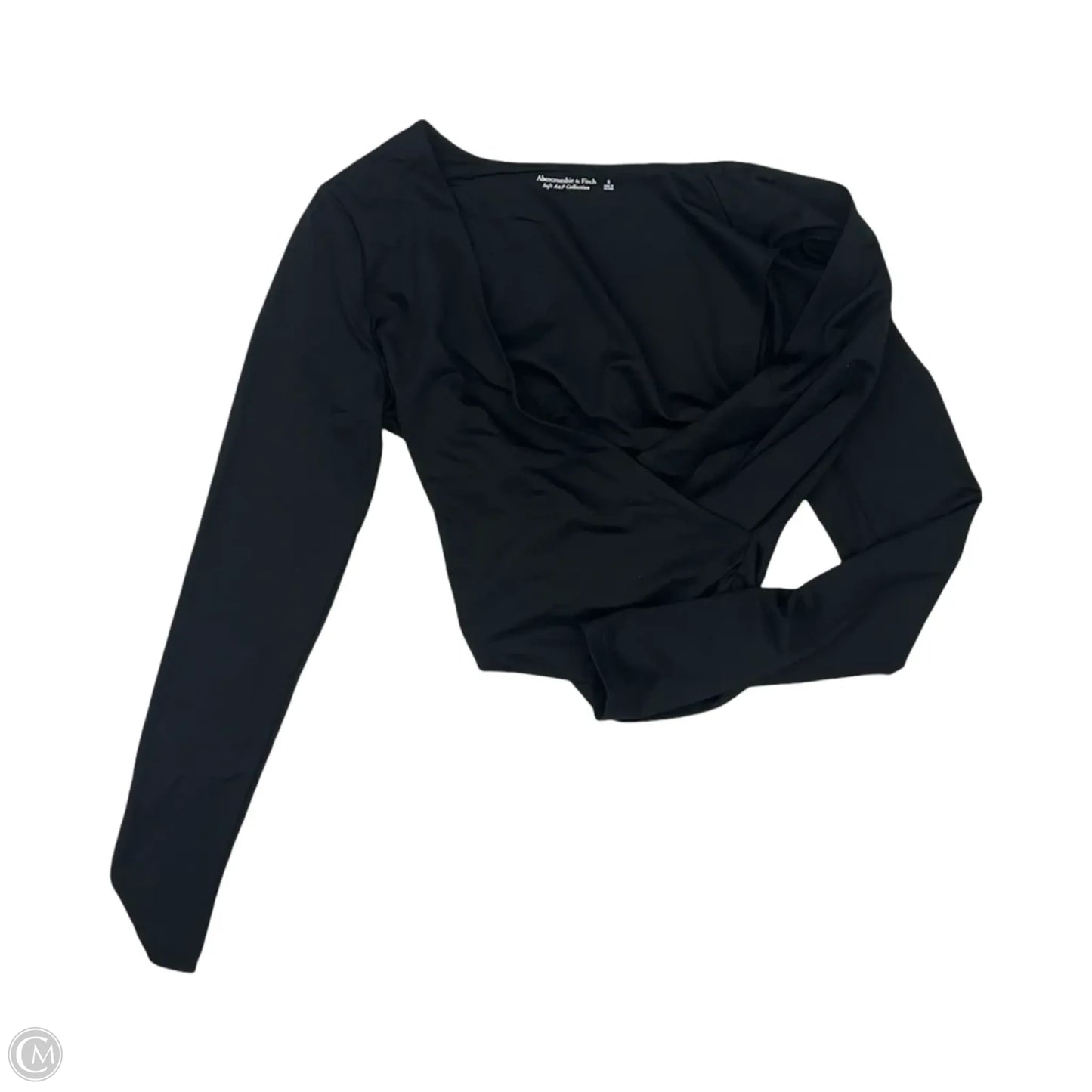 Top Long Sleeve By Abercrombie And Fitch In Black, Size: S
