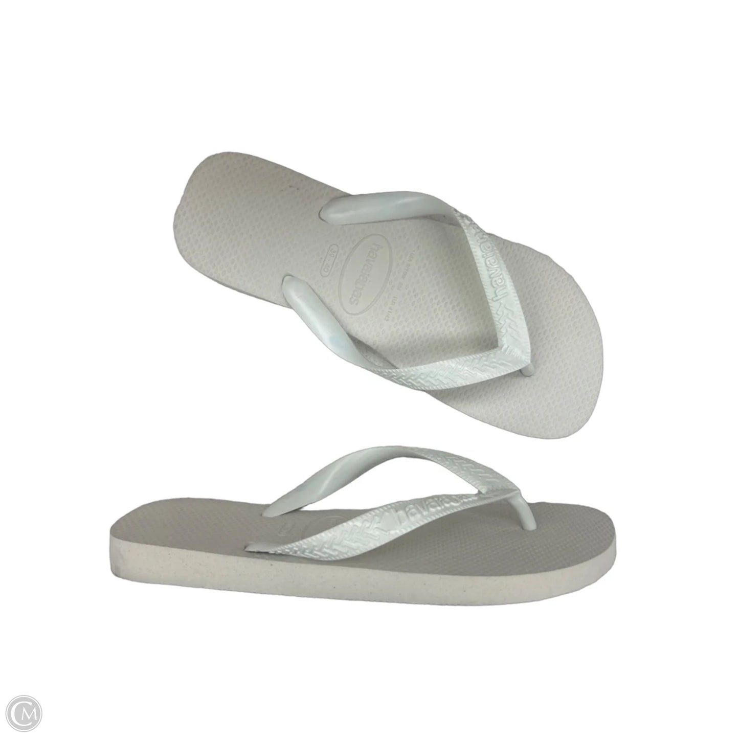 Sandals Flip Flops By Havaianas In Cream, Size: 8.5