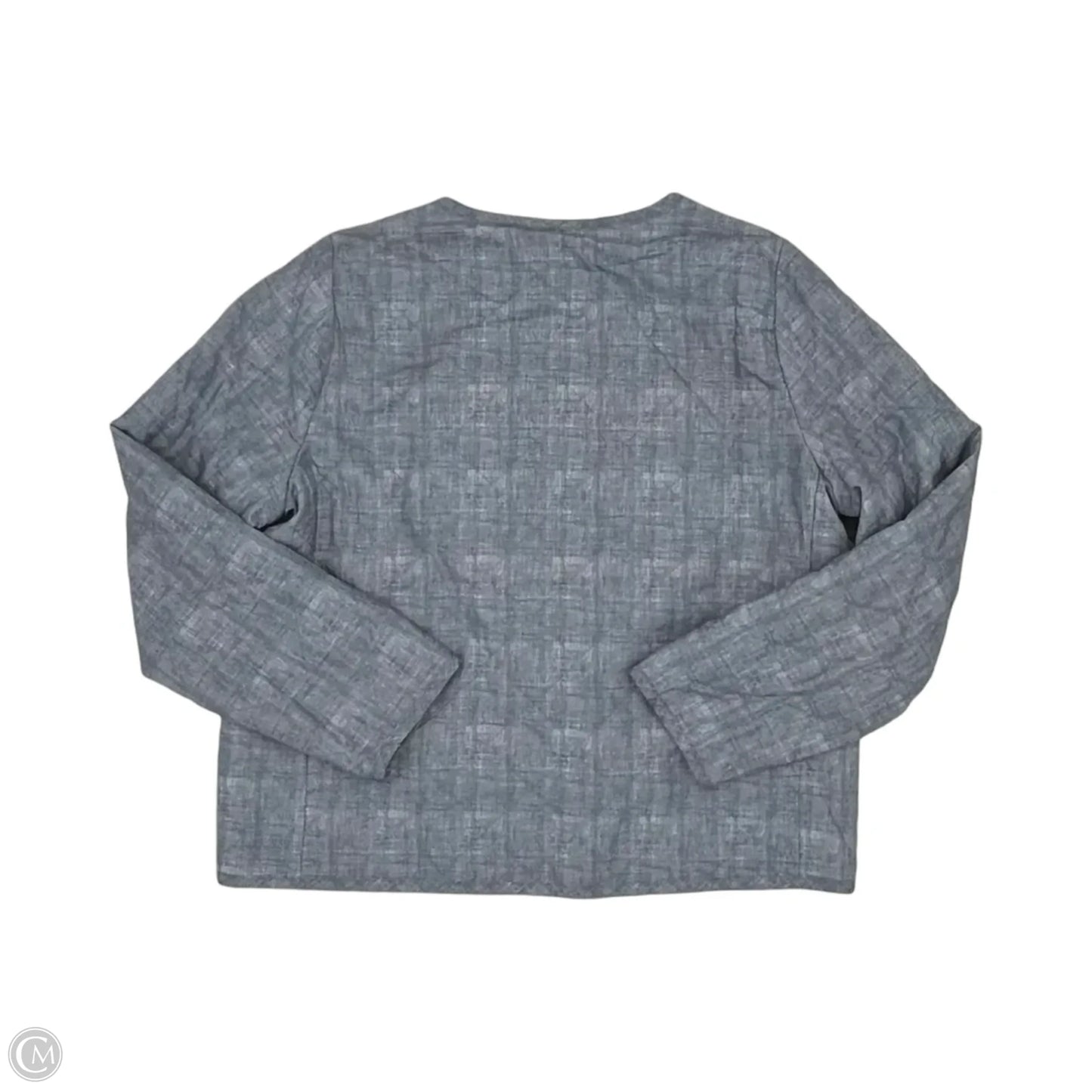 Jacket Puffer & Quilted By Stella Parker In Blue, Size: Mp