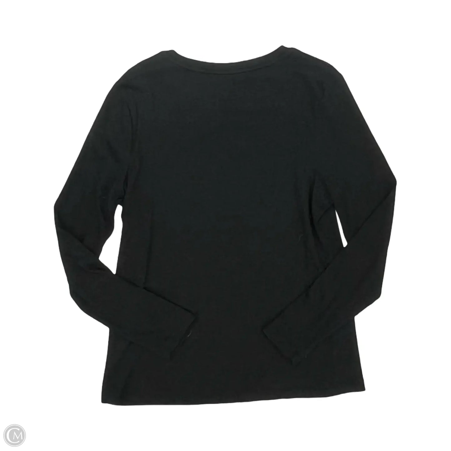 Top Long Sleeve By A New Day In Black, Size: Xl
