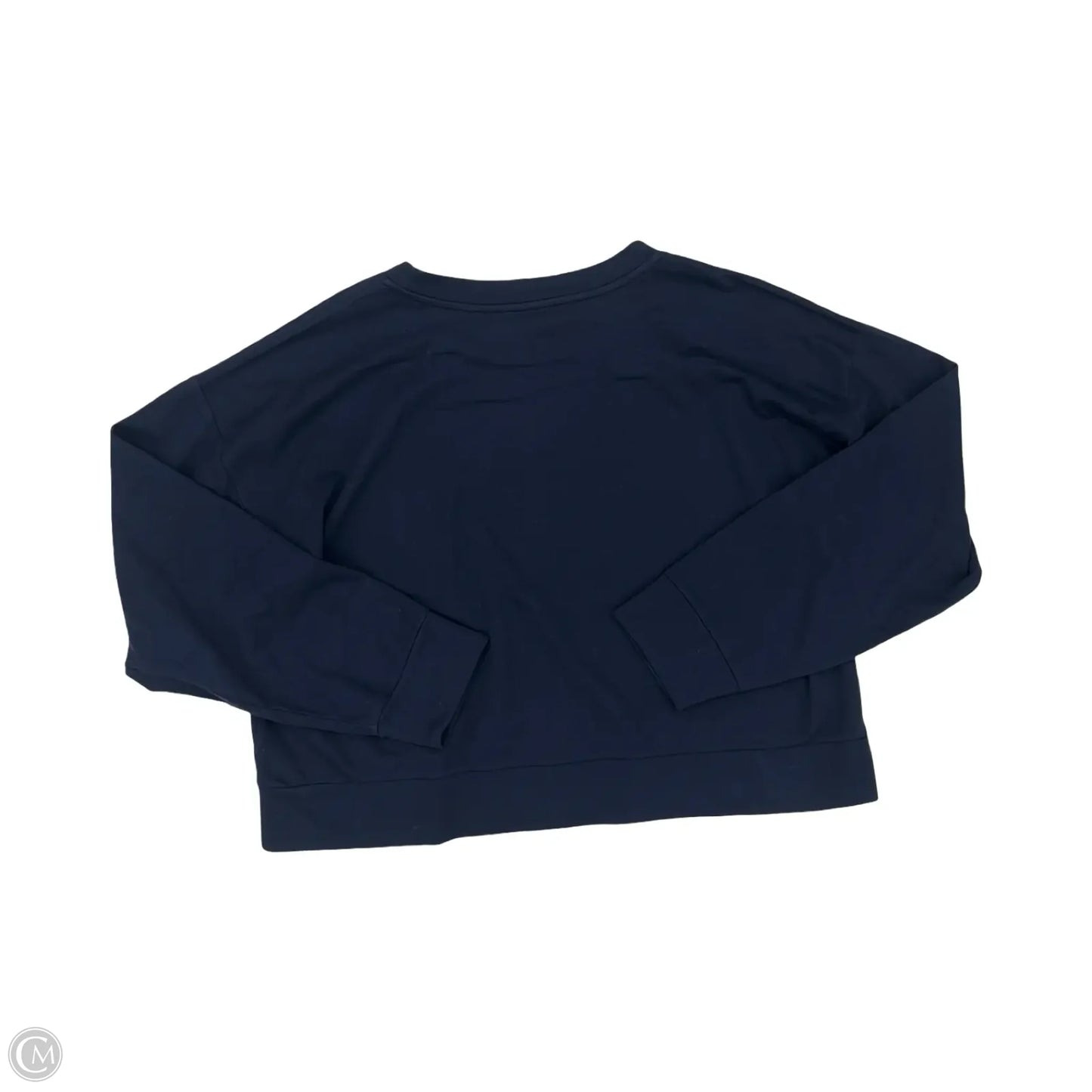 Top Long Sleeve Designer By Michael Kors In Blue & Gold, Size: Xl