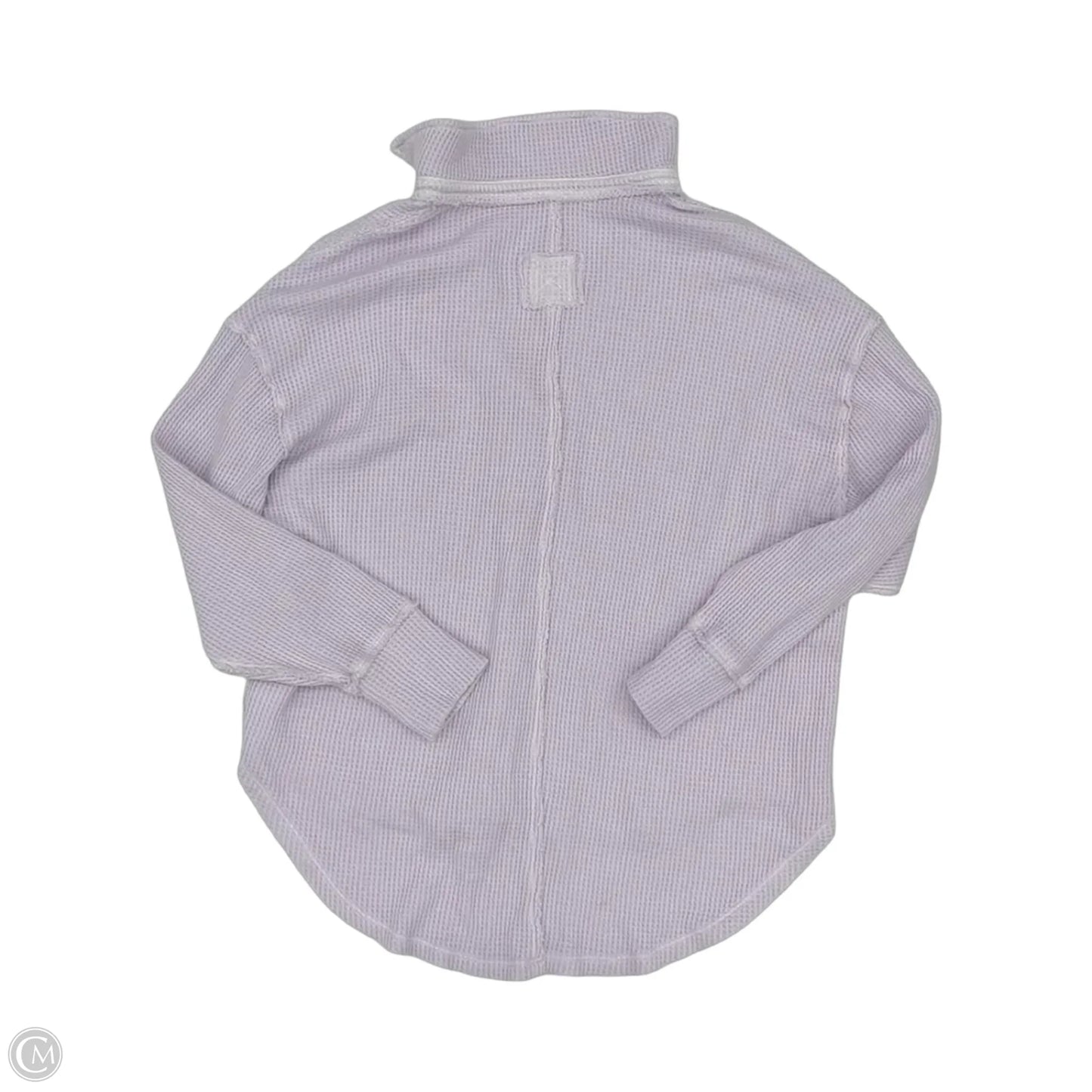 Top Long Sleeve By Aerie In Purple, Size: 0
