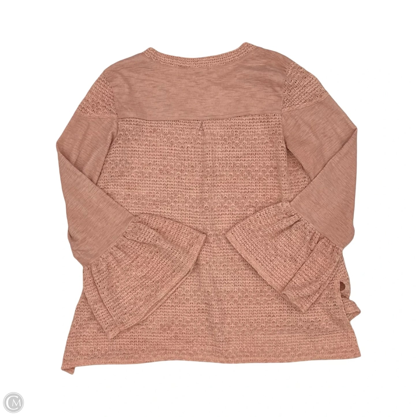 Top Long Sleeve By Pol In Pink, Size: S