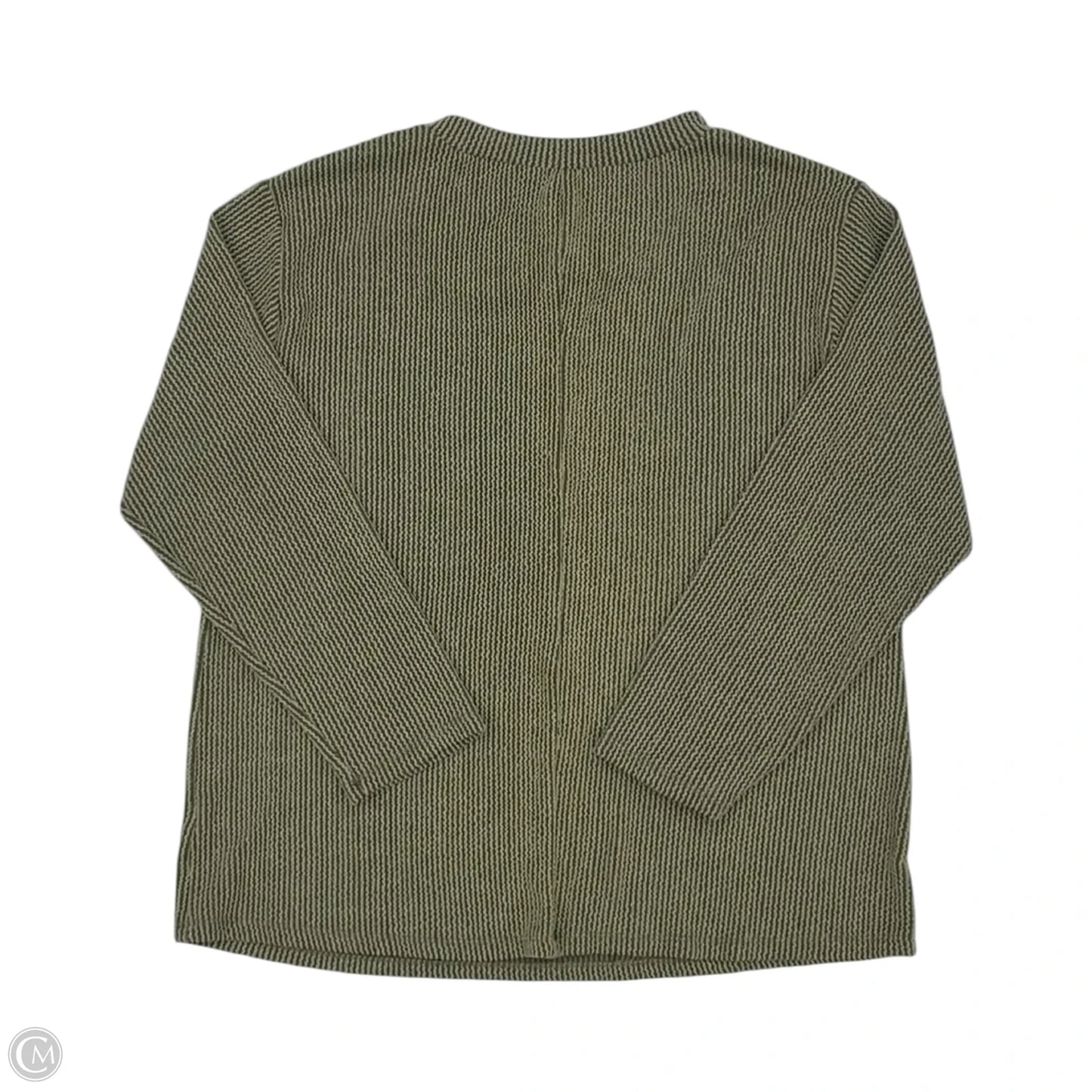 Top Long Sleeve By Entro In Green, Size: L