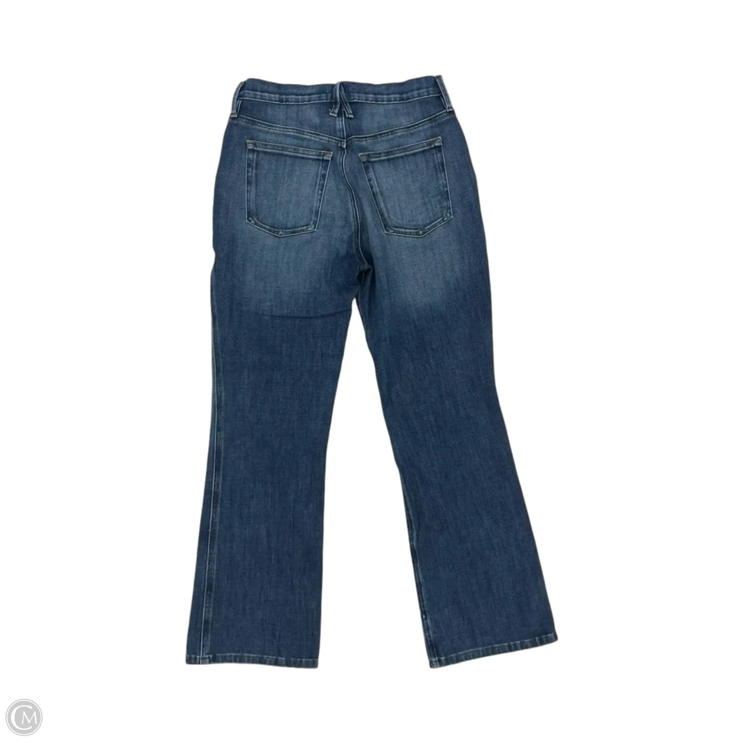 Jeans Flared By Good American In Blue Denim, Size: 6