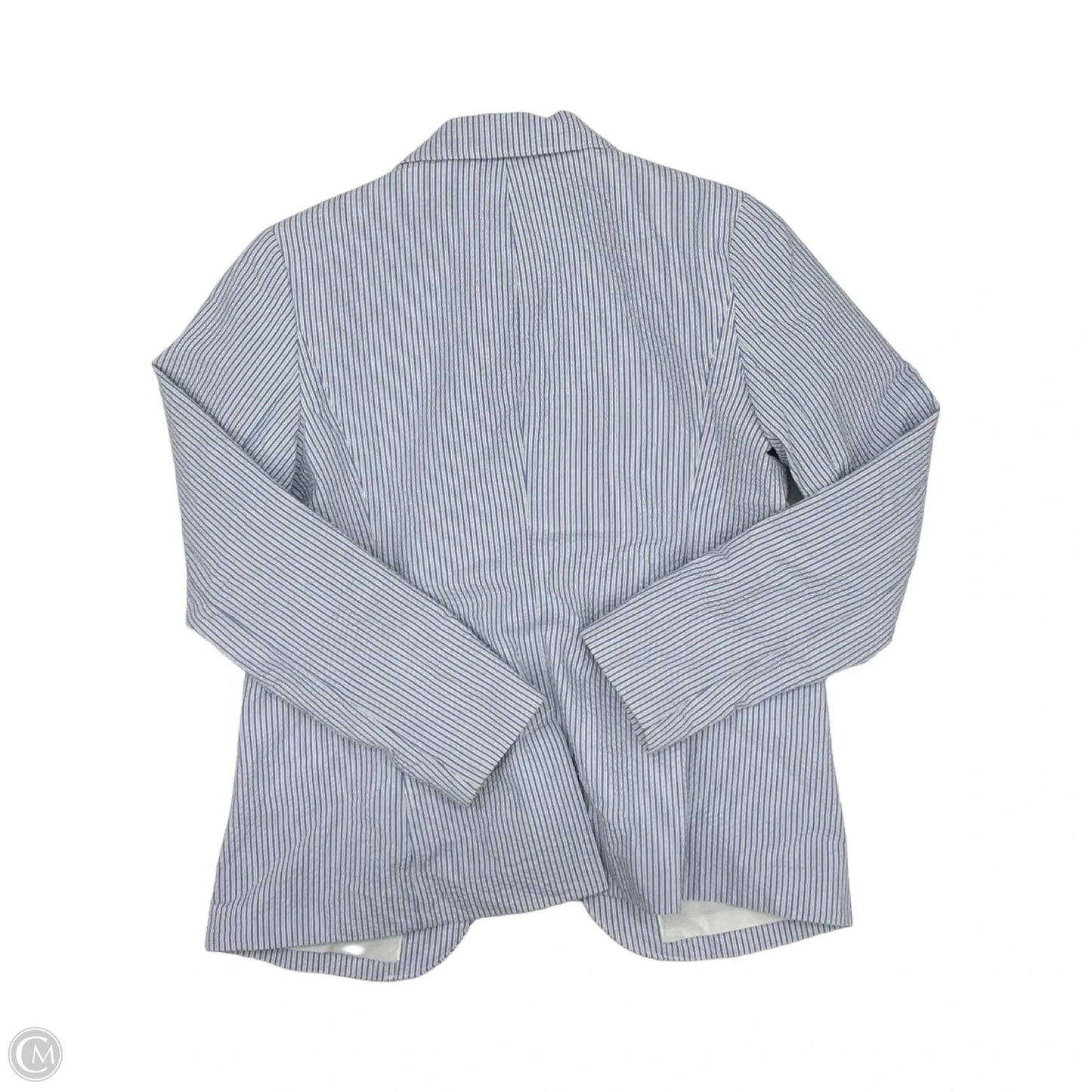 Blazer By Lands End In Blue & White, Size: 10p