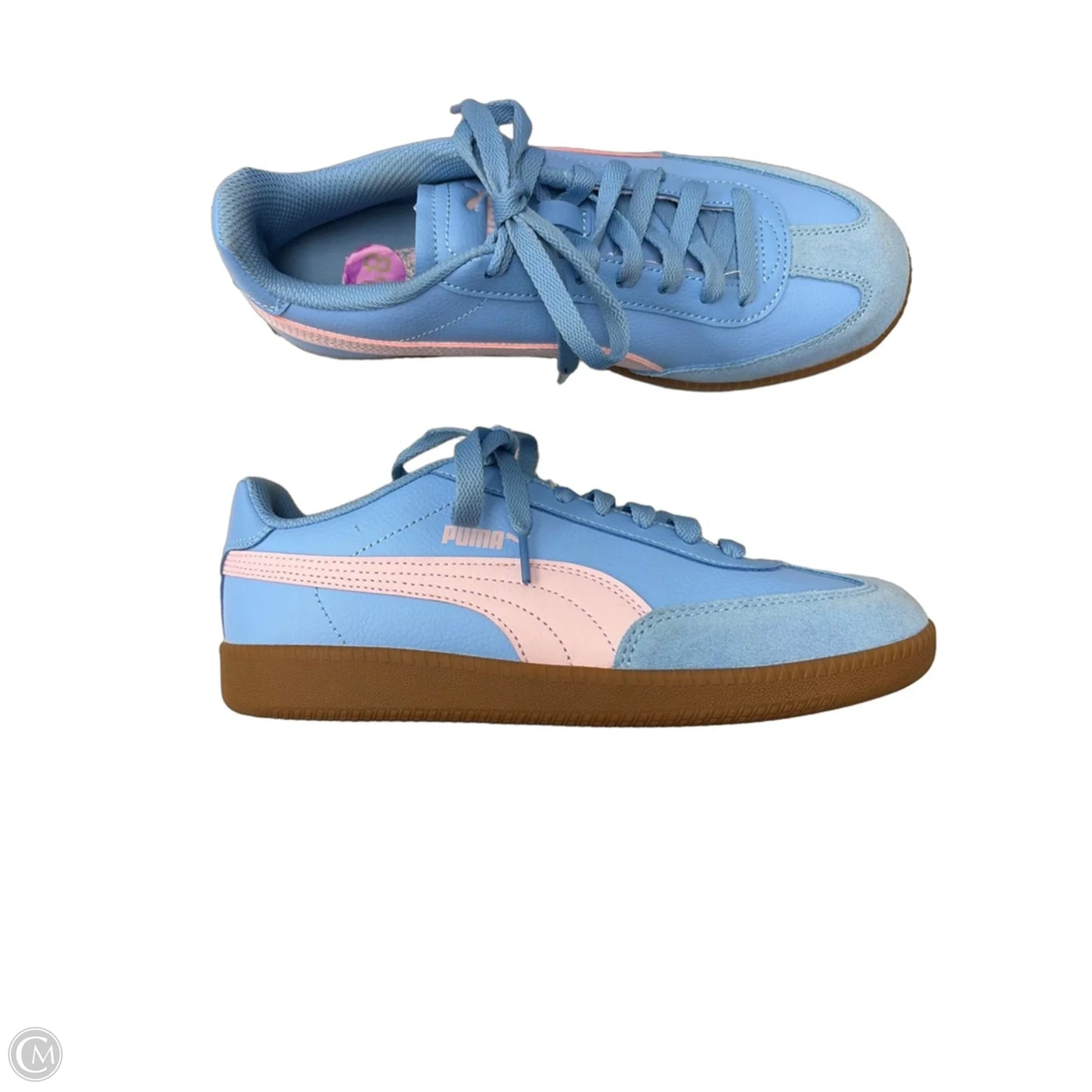 Shoes Sneakers By Puma In Blue & Pink, Size: 8.5