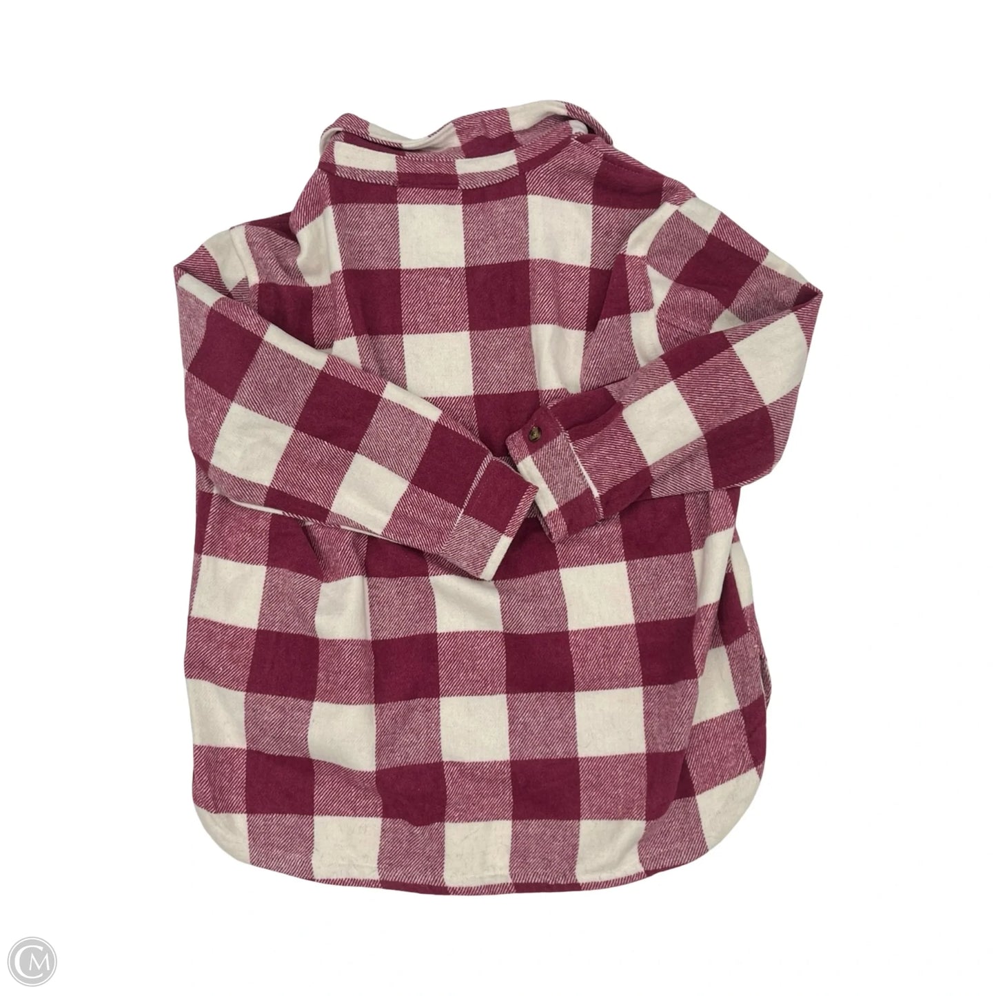 Jacket Shirt By Members Mark In Pink, Size: Xl