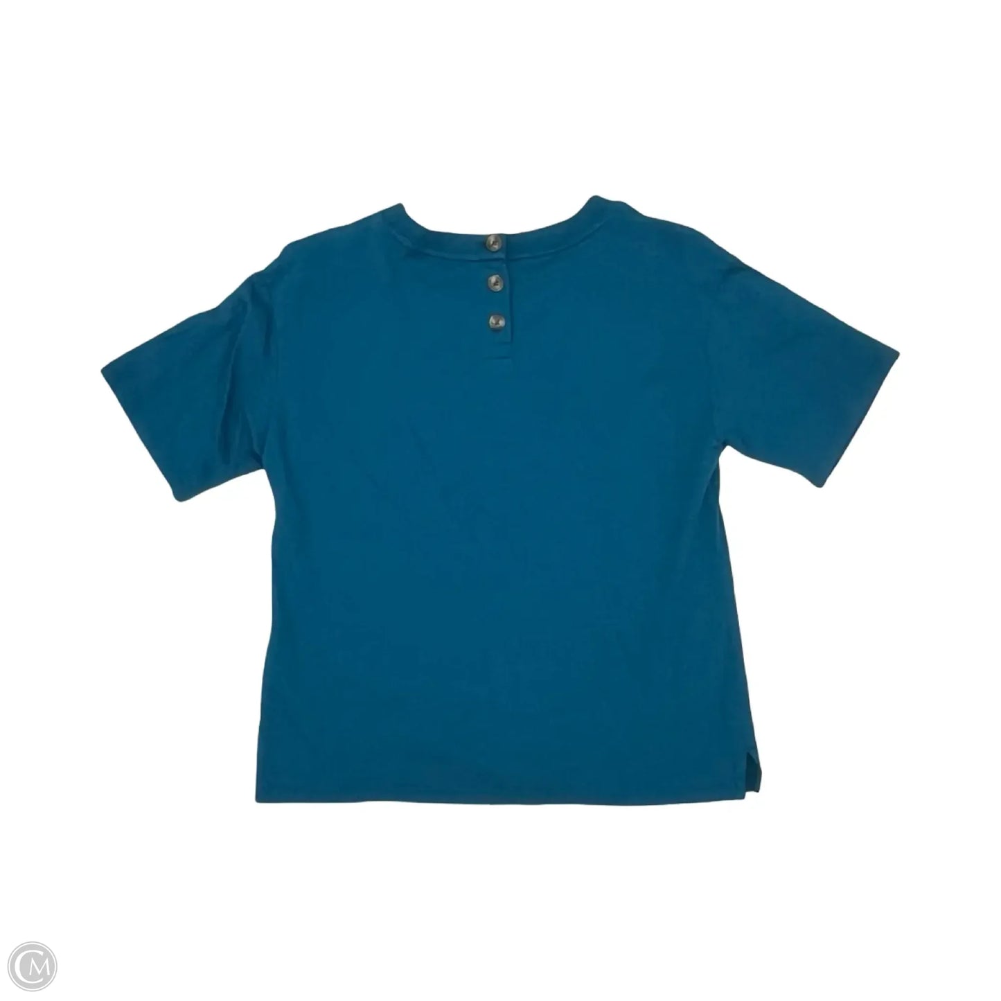 Top Short Sleeve By Talbots In Blue, Size: Sp