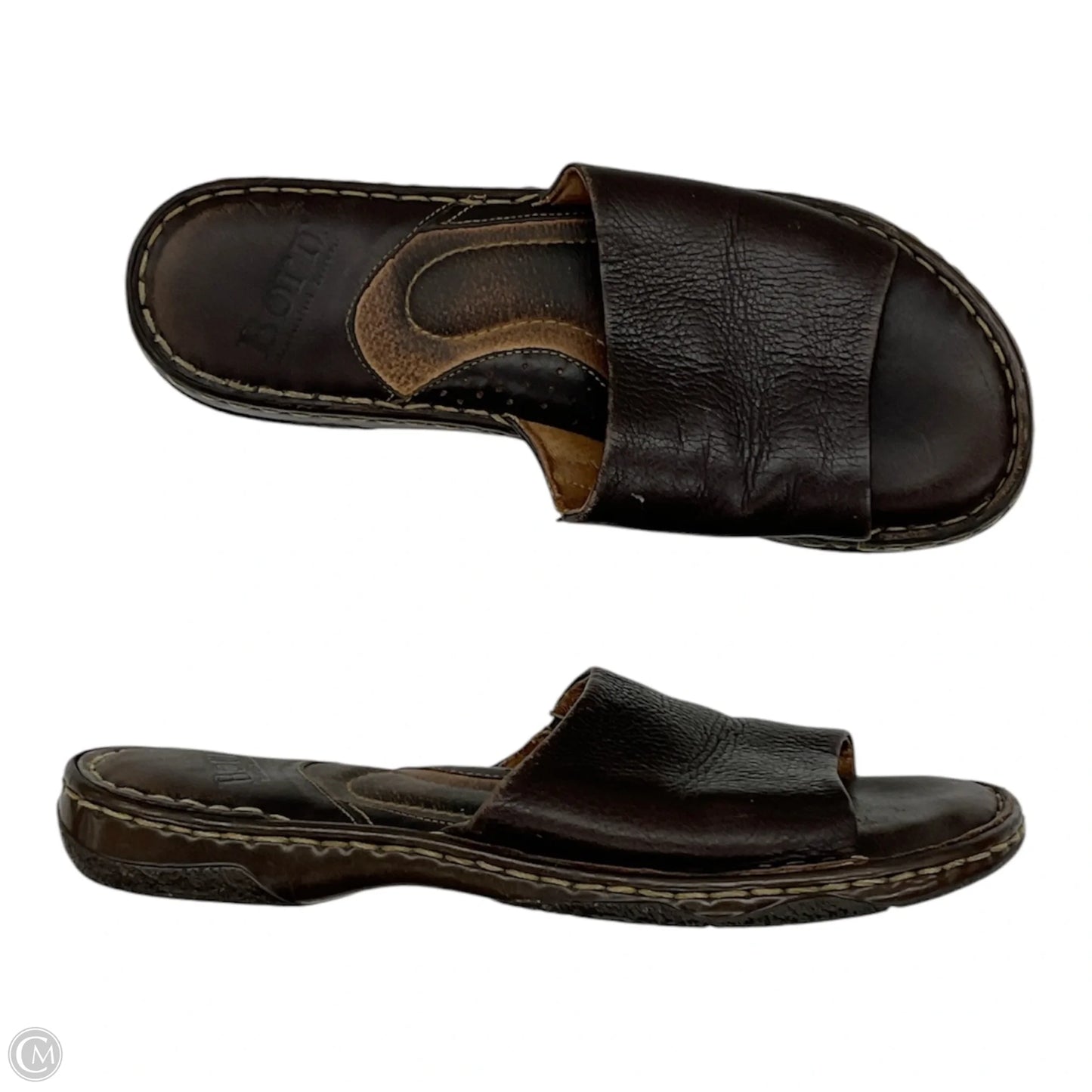 Sandals Flats By Born In Brown, Size: 9