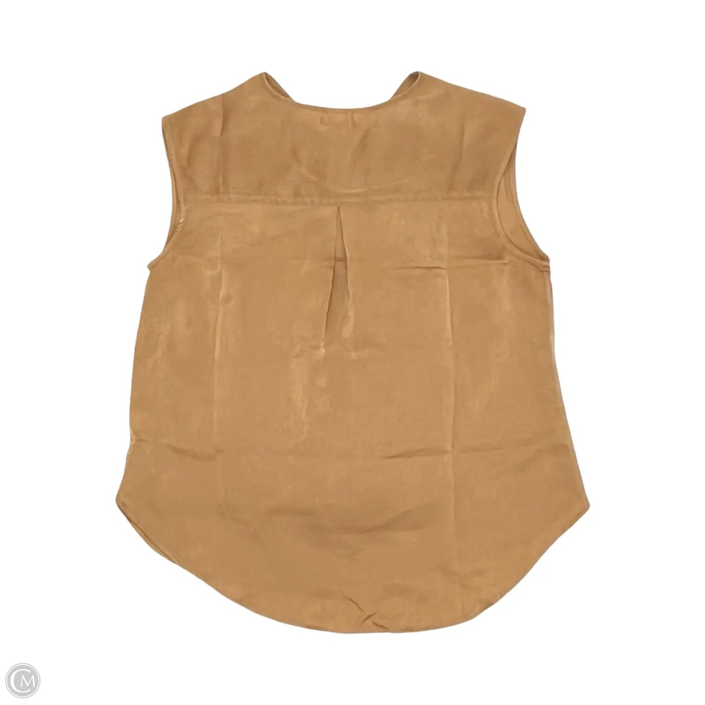 Blouse Sleeveless By Maurices In Tan, Size: S